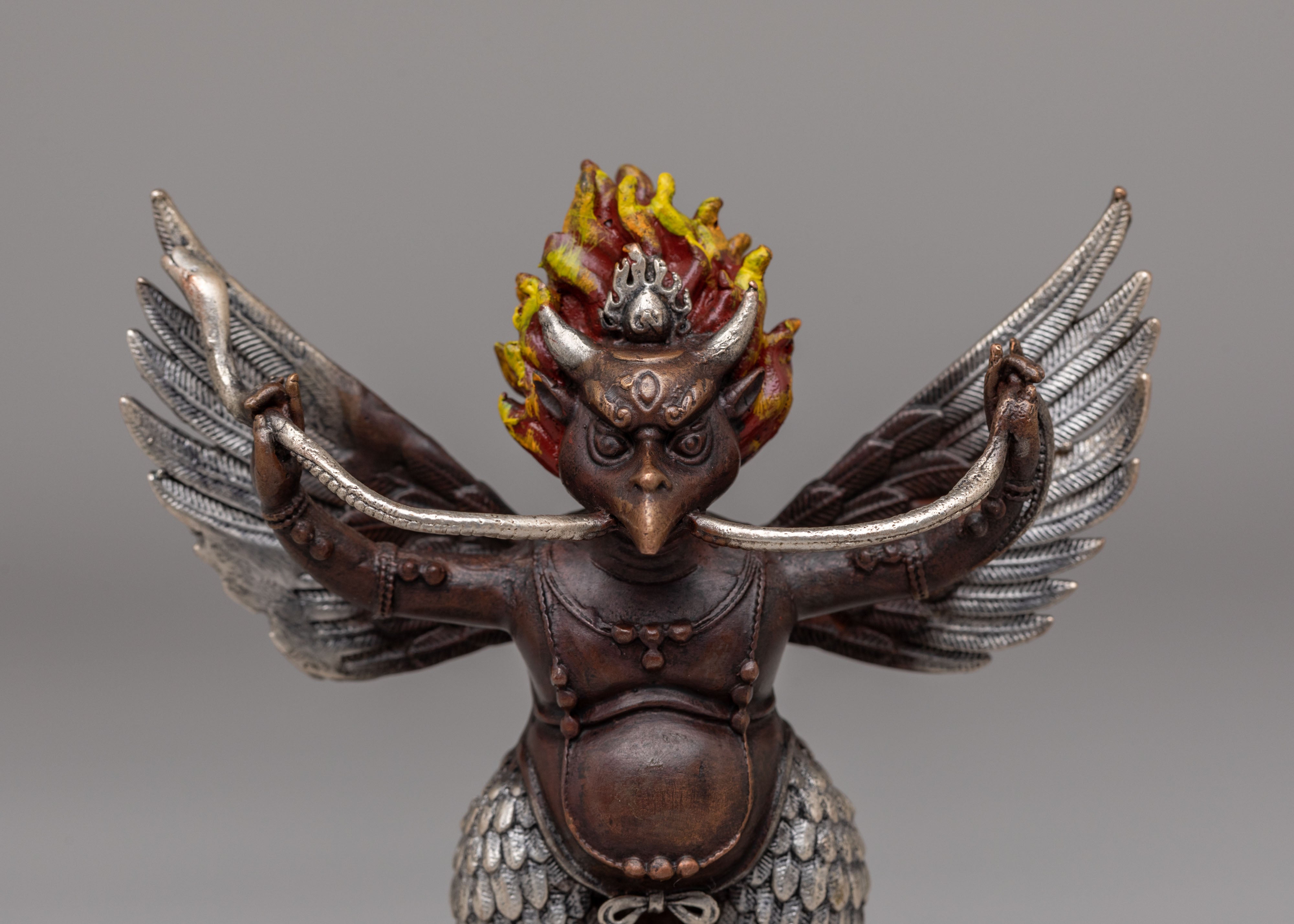 Mythical Garuda Bird Statue | Mythological Guardian Bird Figurine