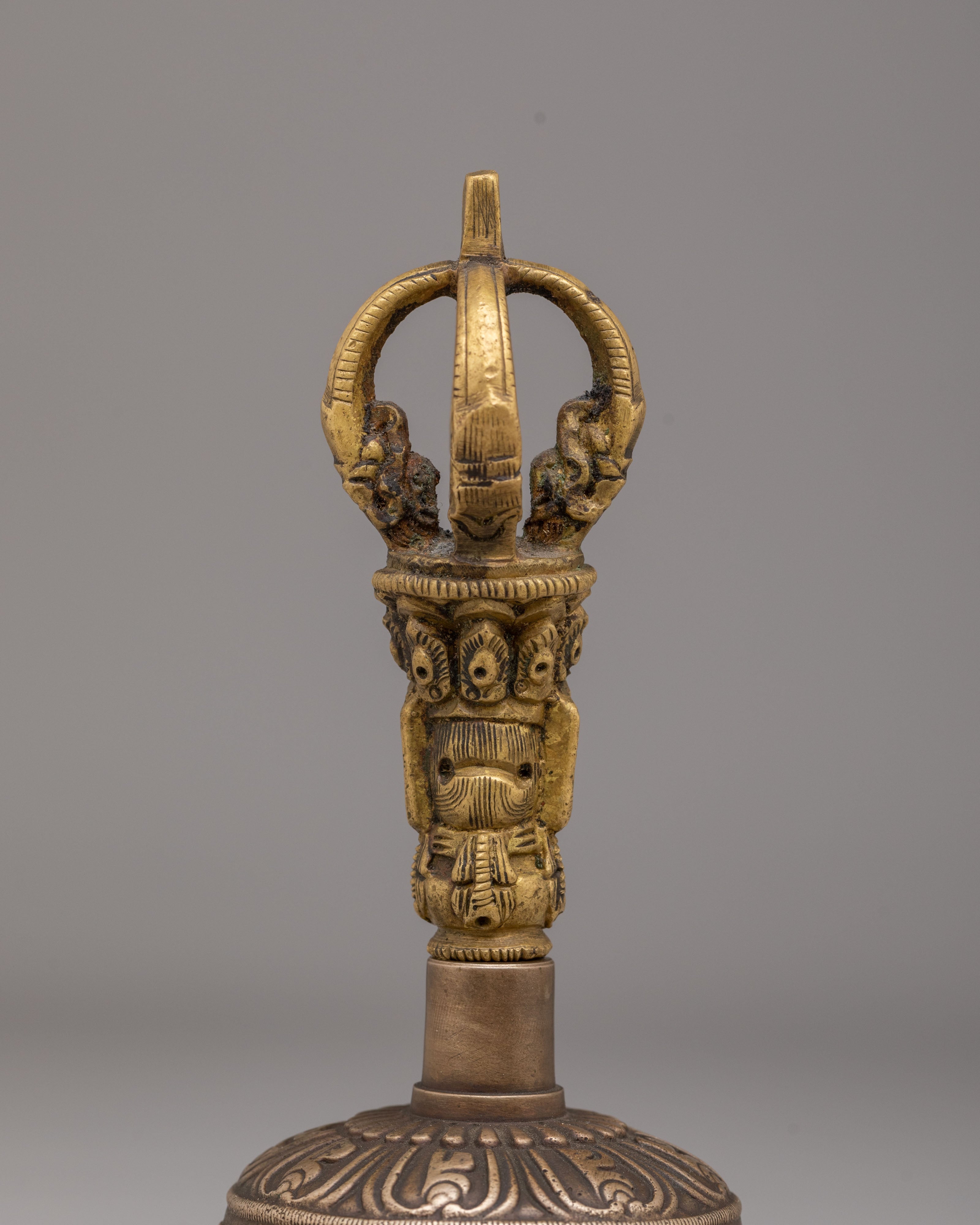 Handcrafted Vajra and Bell Set for Ritual | Tibetan Spiritual Tools