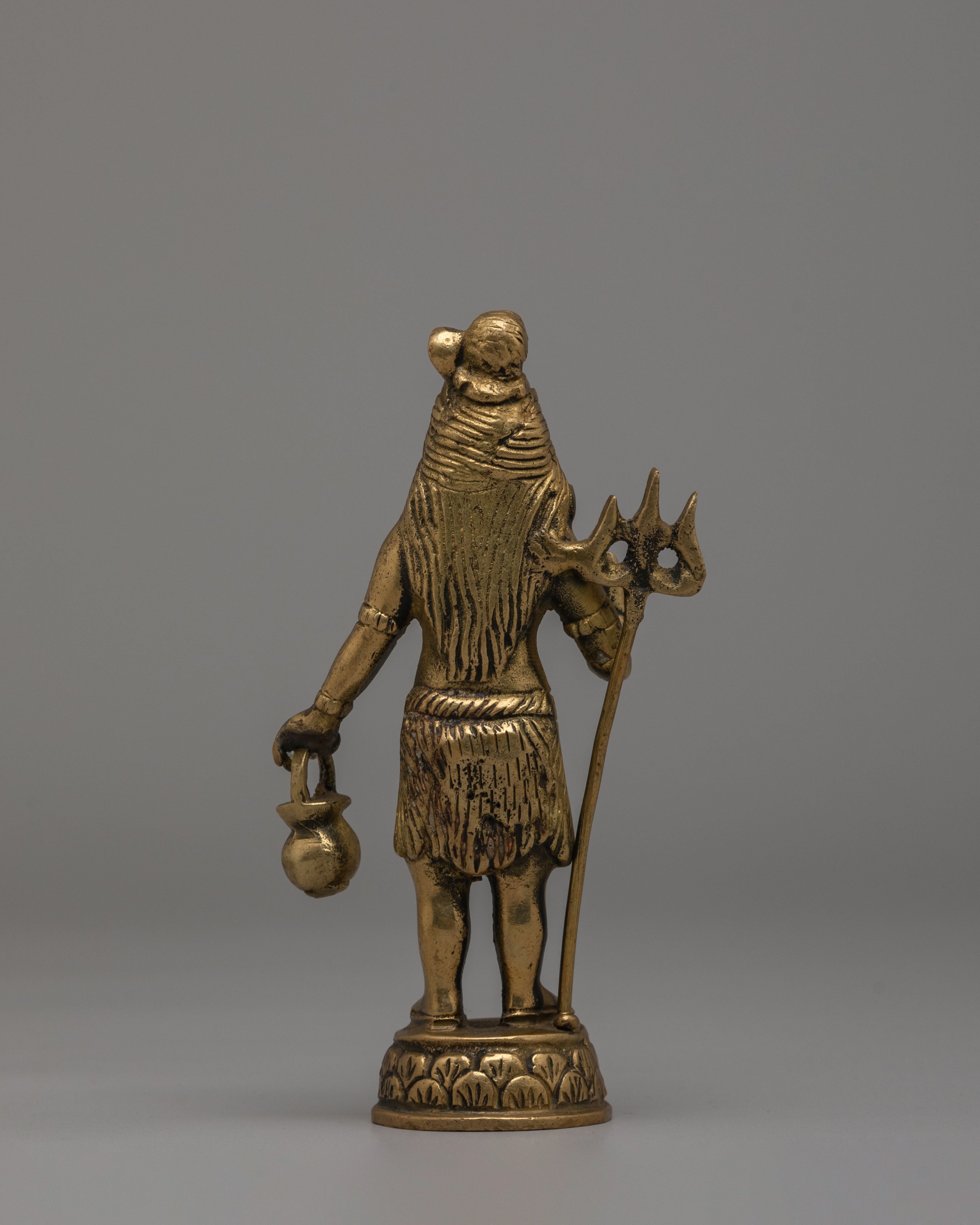 Sacred Shiva Statue | Handcrafted Brass Hindu Deity Sculpture