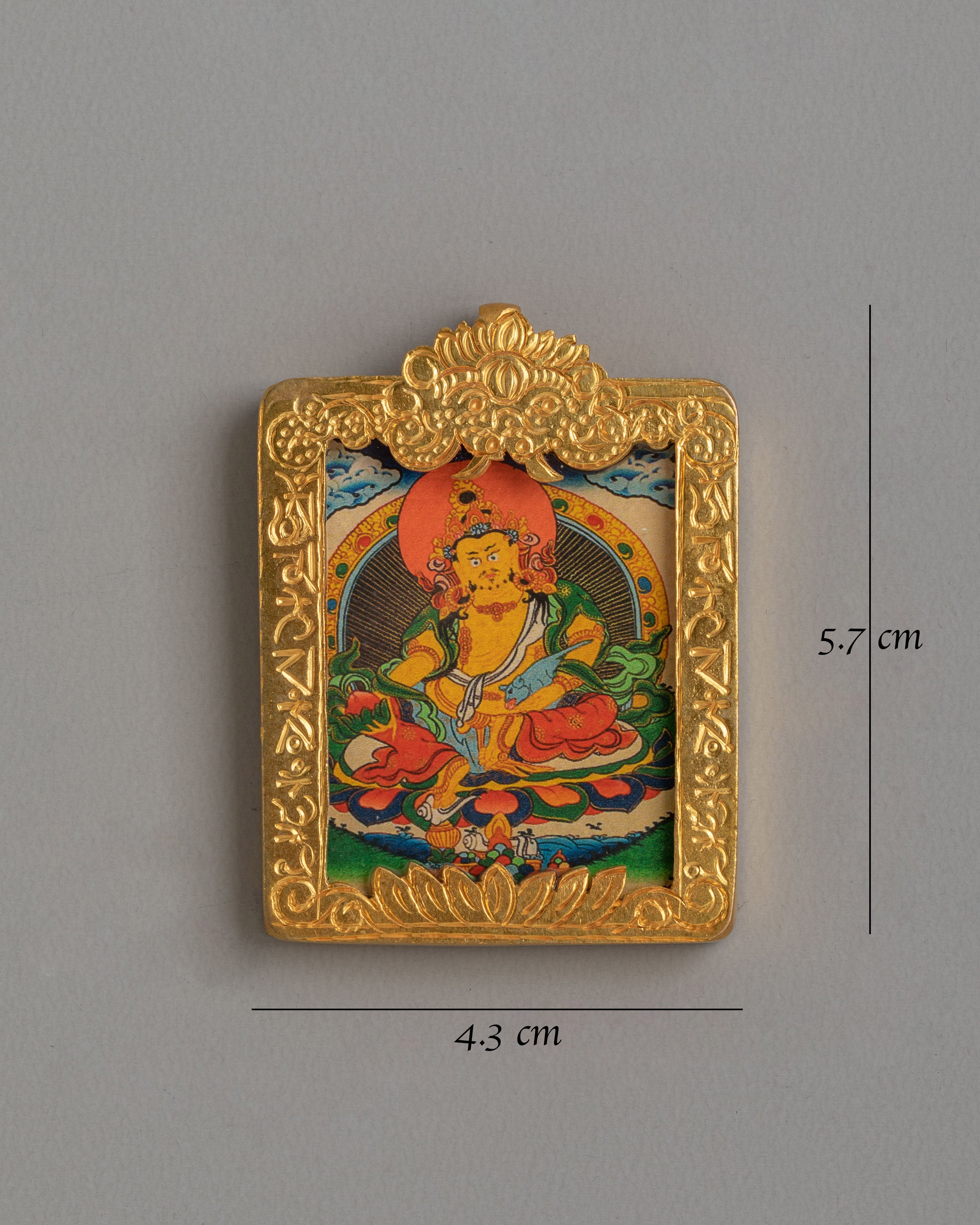 Sacred Dzambhala Locket | Symbol of Wealth & Abundance