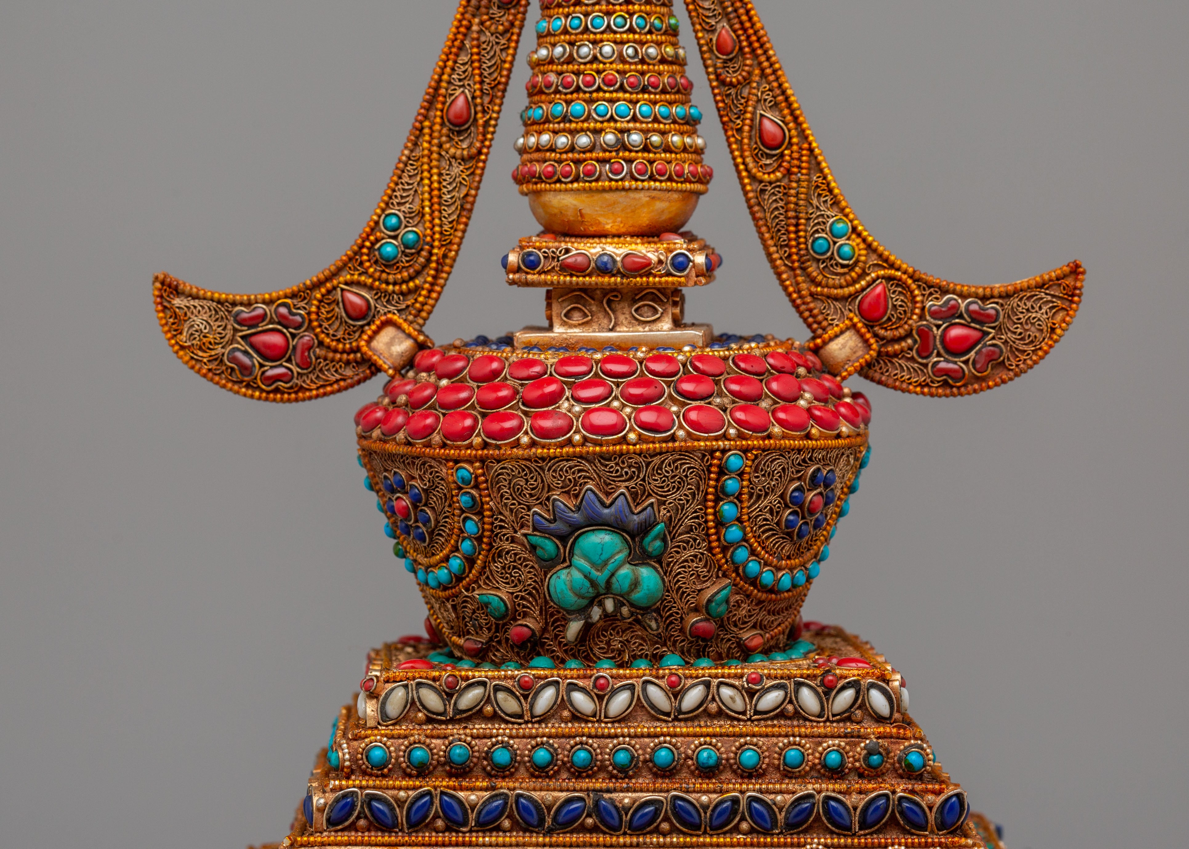 Ceremonial Buddhist Enlightenment Stupa | Sacred Stupa for Rituals & Meditation