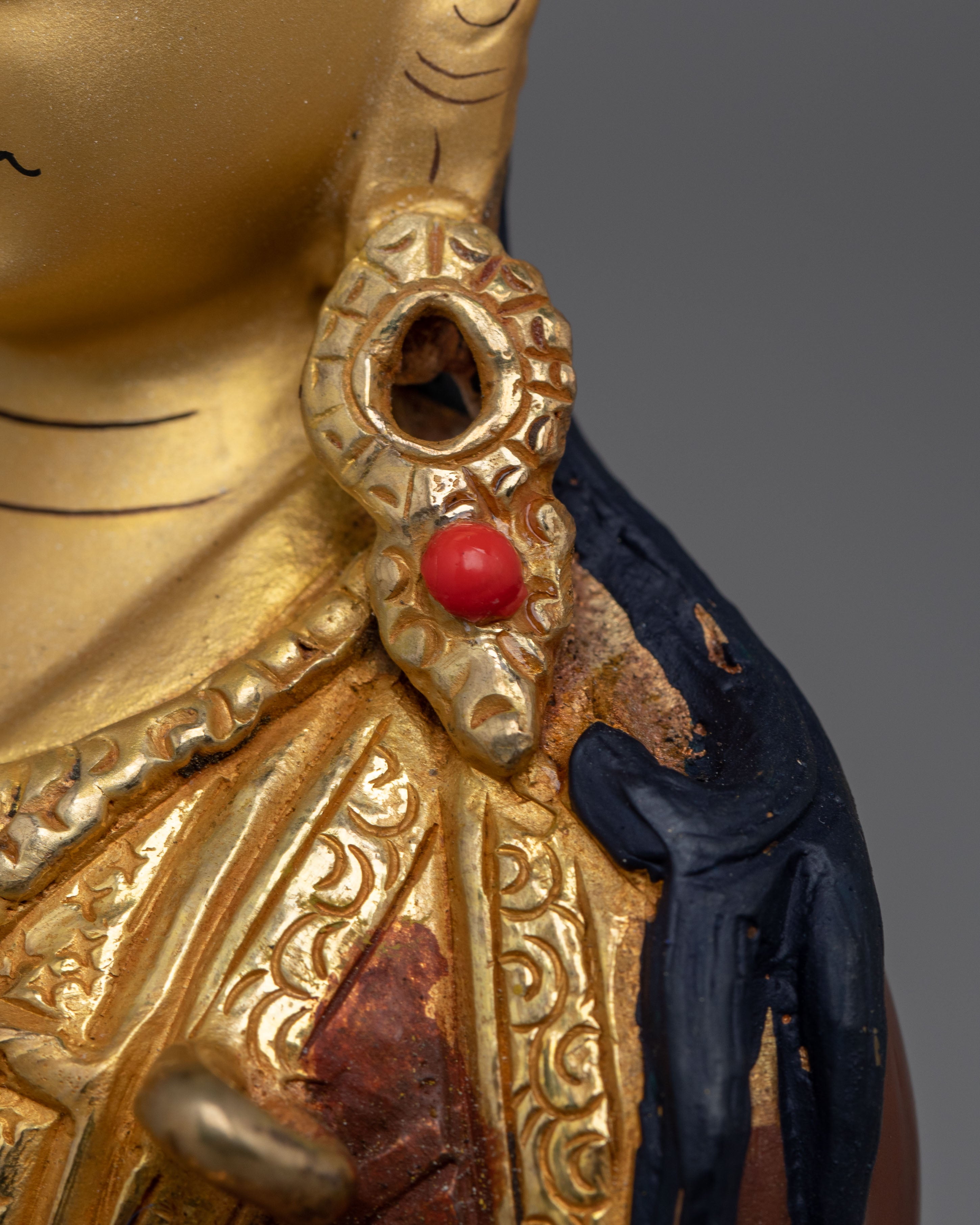 Guru Rinpoche Sacred Statue | Tibetan Master of Wisdom