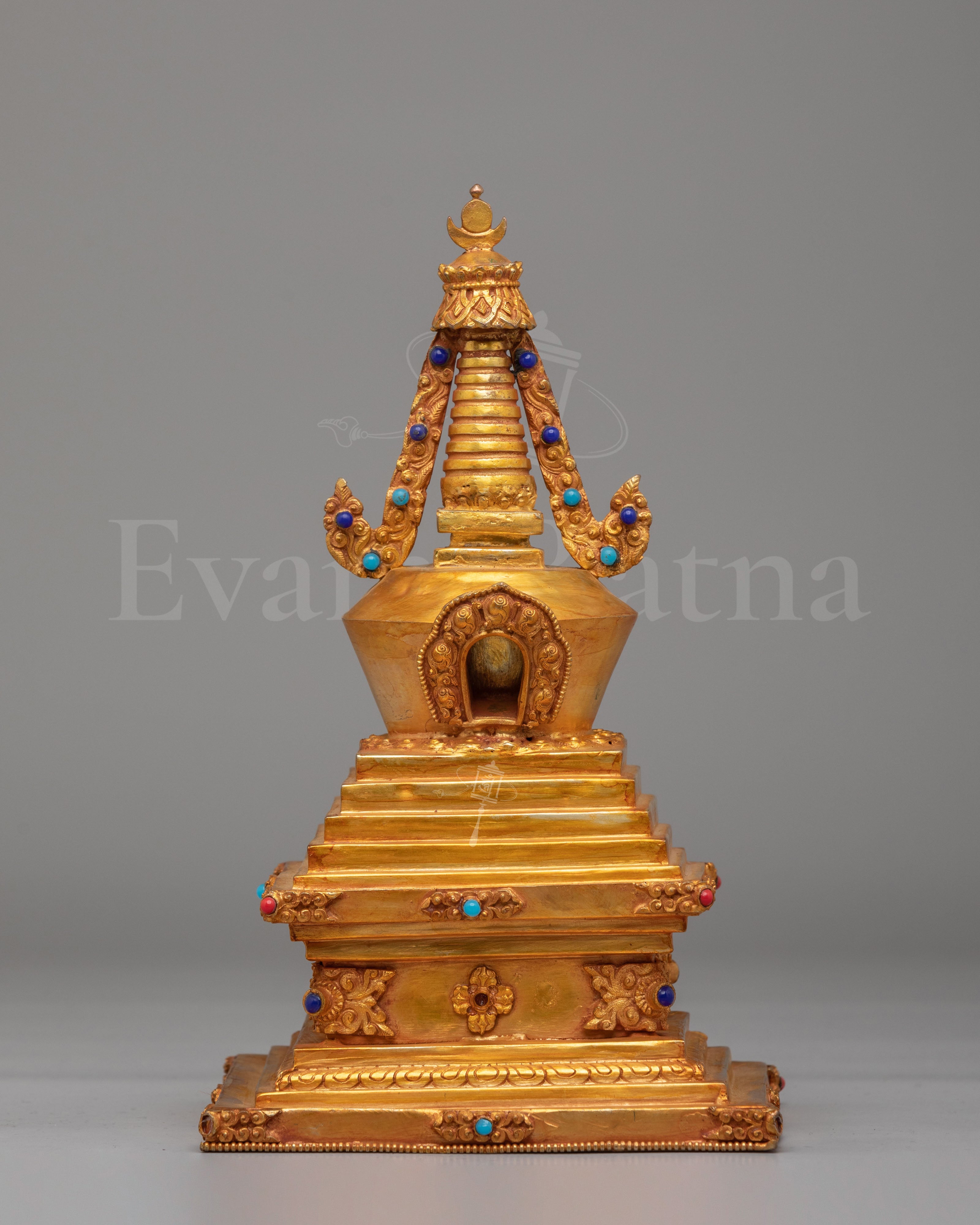 Handcrafted Buddhist Enlightenment Chorten 