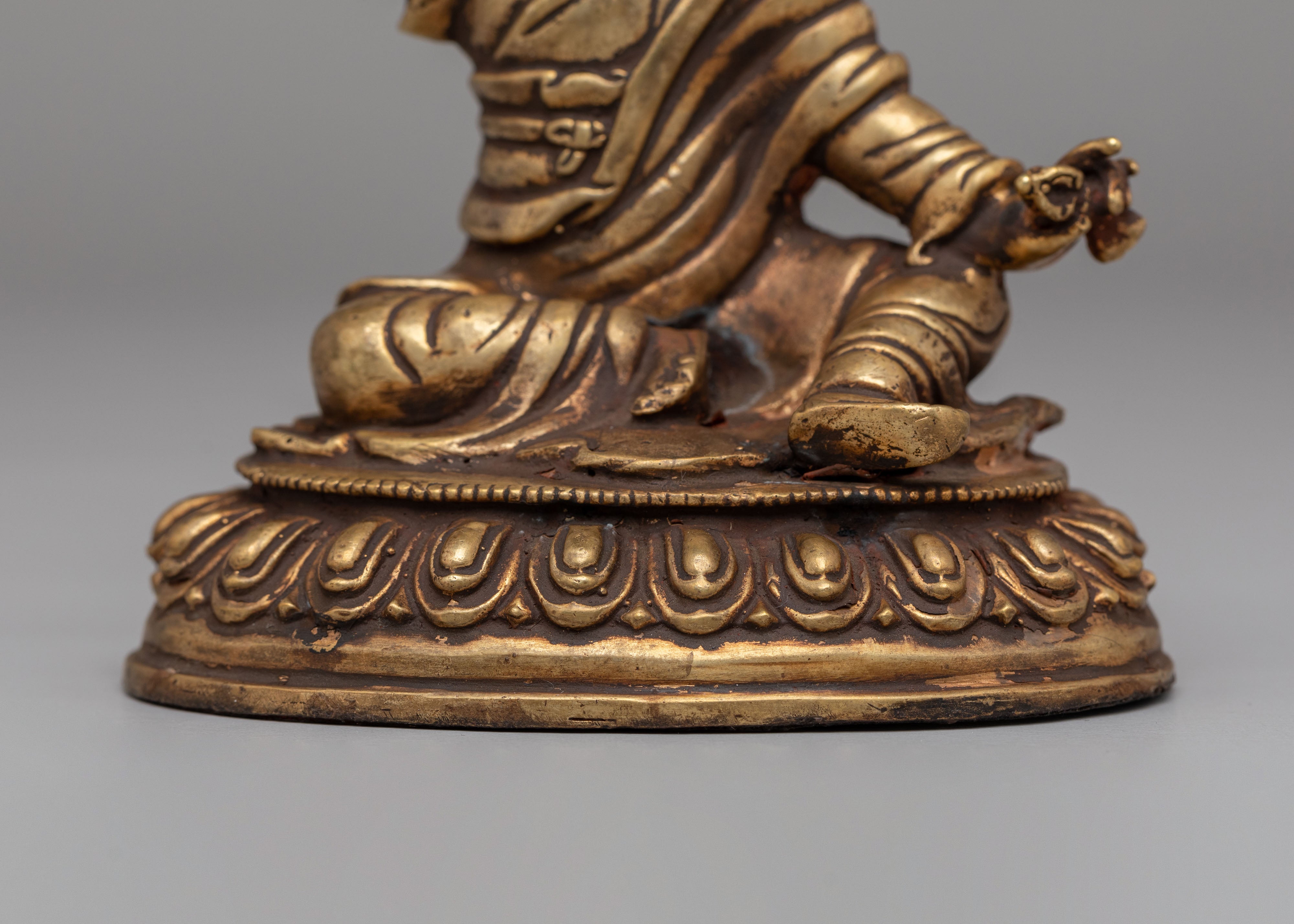 Traditional Karmapa Statue for Altar | Handcrafted Tibetan Figurine