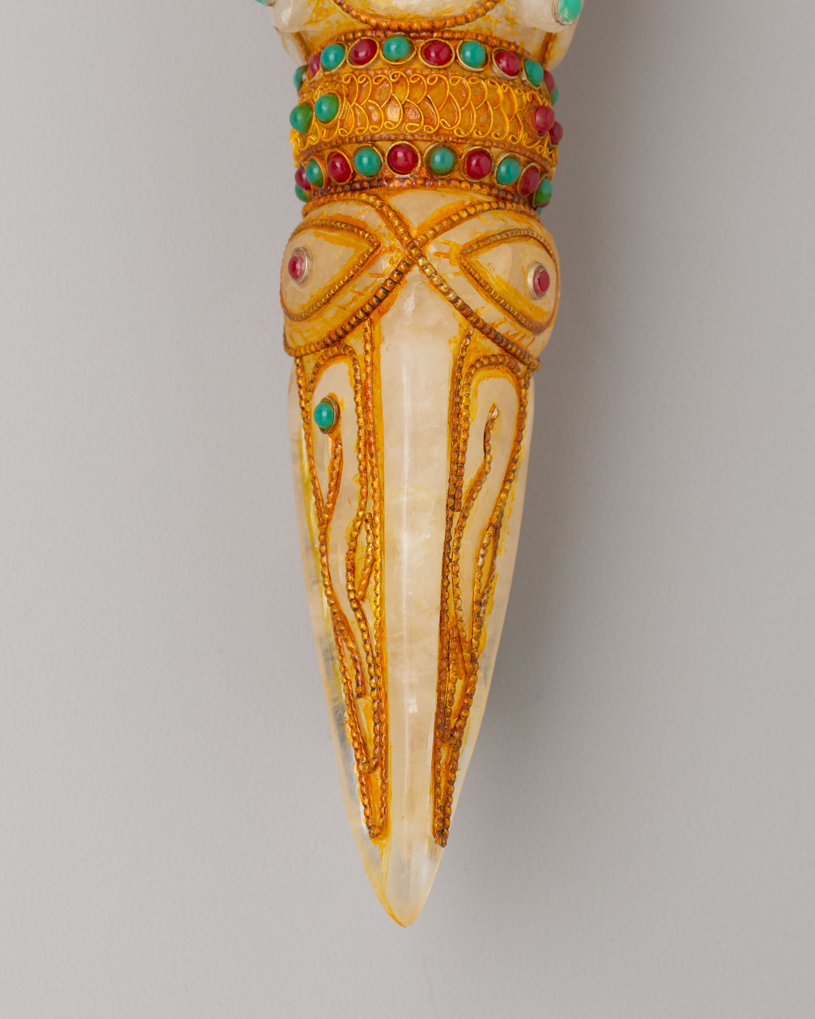 Spiritual Buddhist Ritual Dagger | Tibetan Shrine Object for Protection