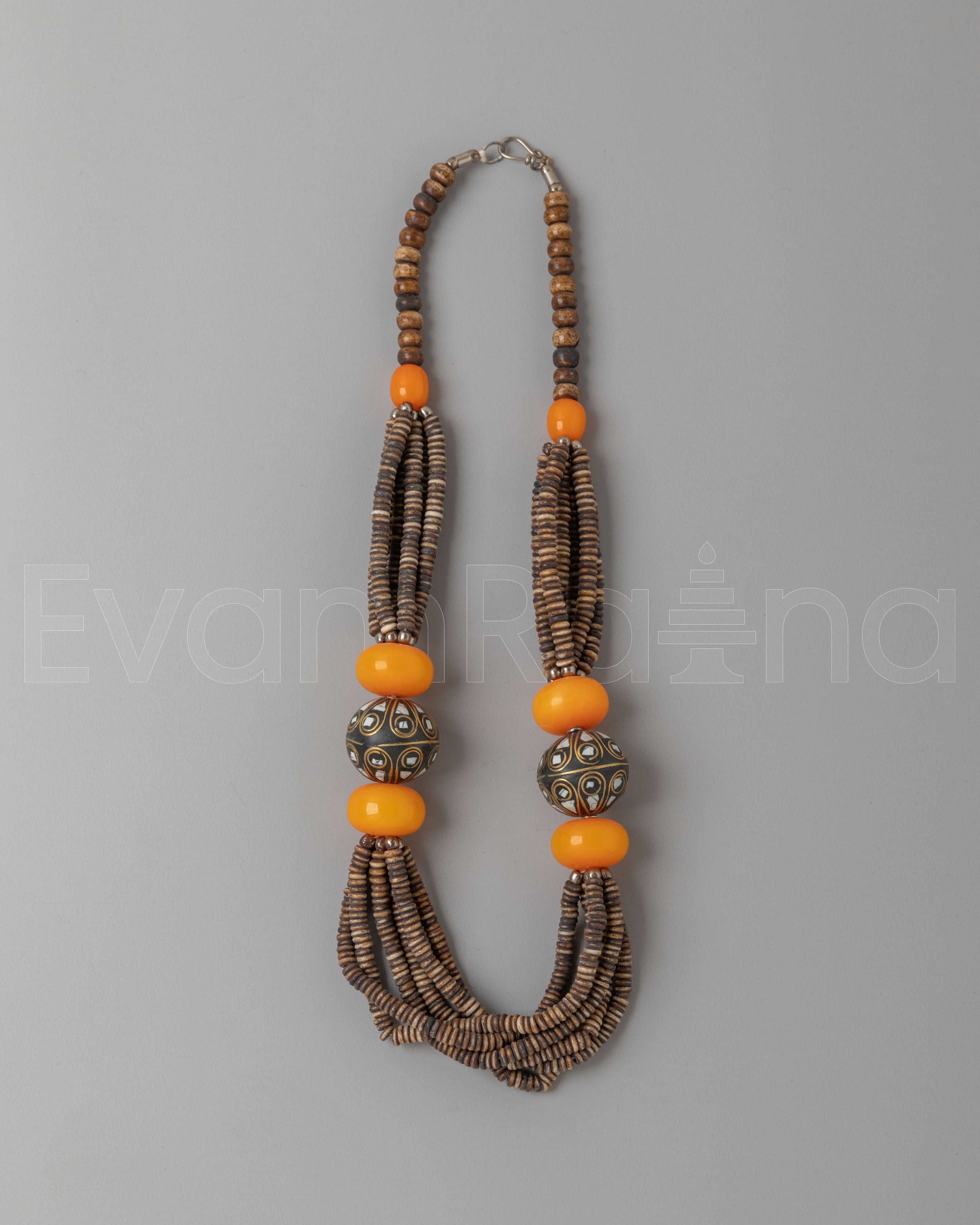 Himalayan-Inspired Necklace | Handmade Buffalo Bone Jewelry