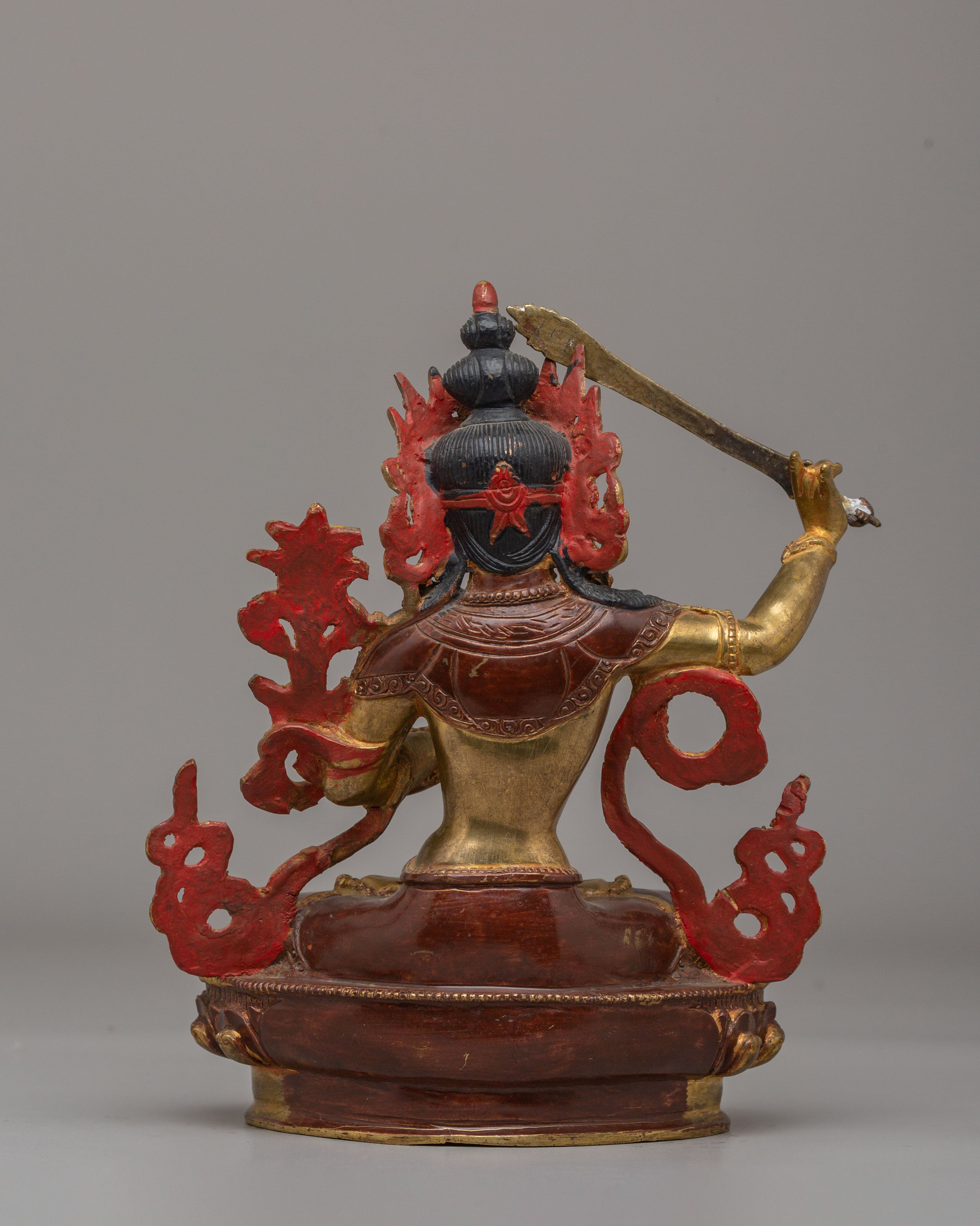 Sacred Wisdom Buddha Manjushri Statue | Embodiment of Transcendent Wisdom