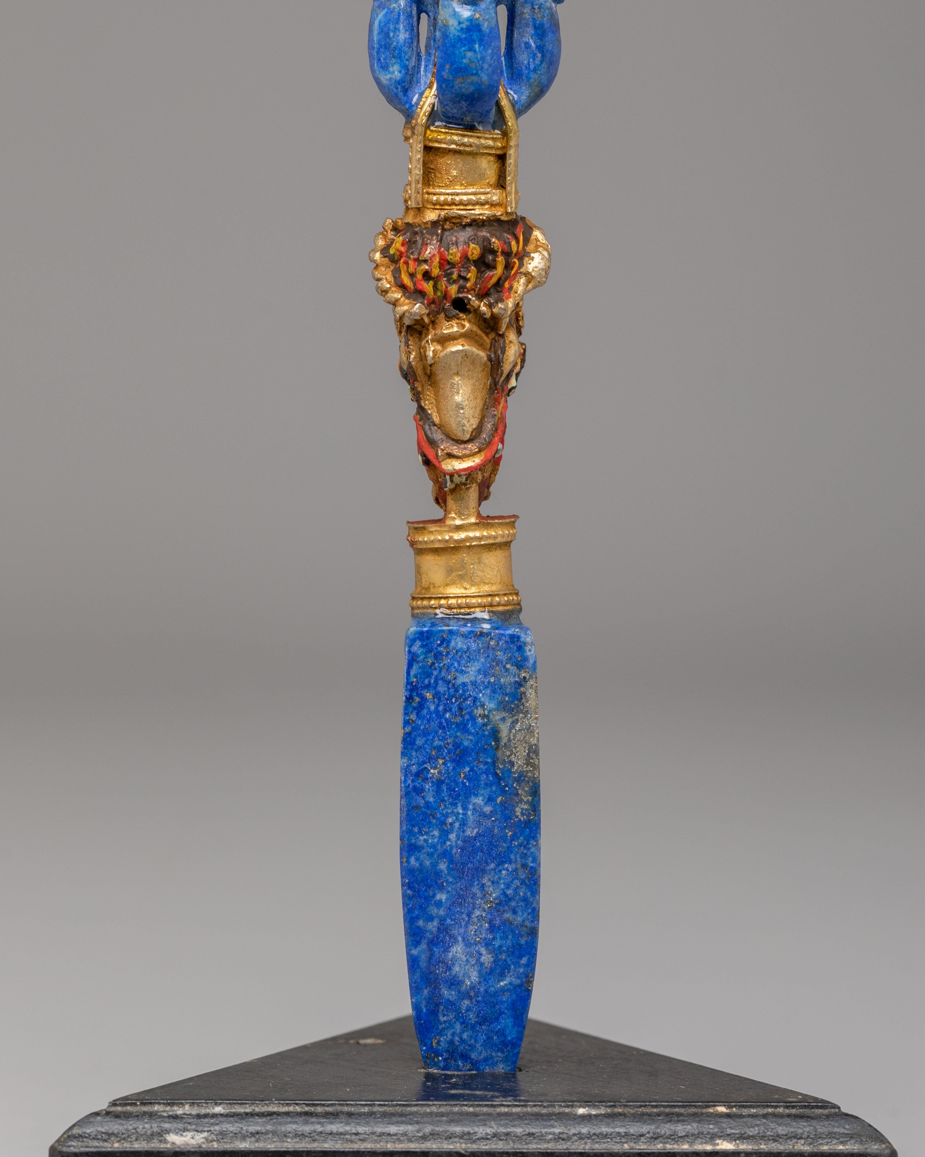 Spiritual Maha Rakta Ganesha Phurba | Sacred Tantric Dagger