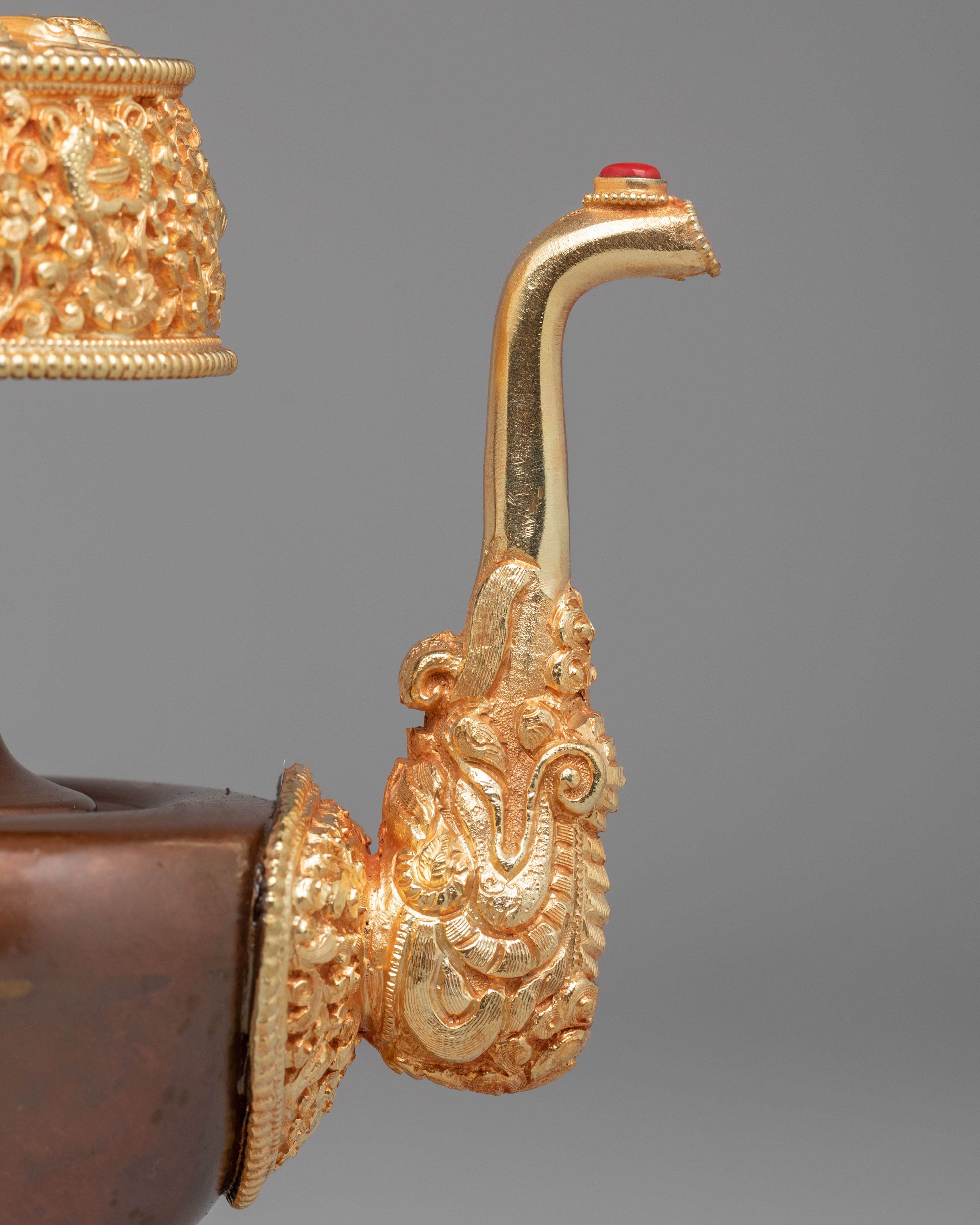 Handcrafted Tibetan Bhumba Offering Set | Ritual Water Vessels for Sacred Offerings