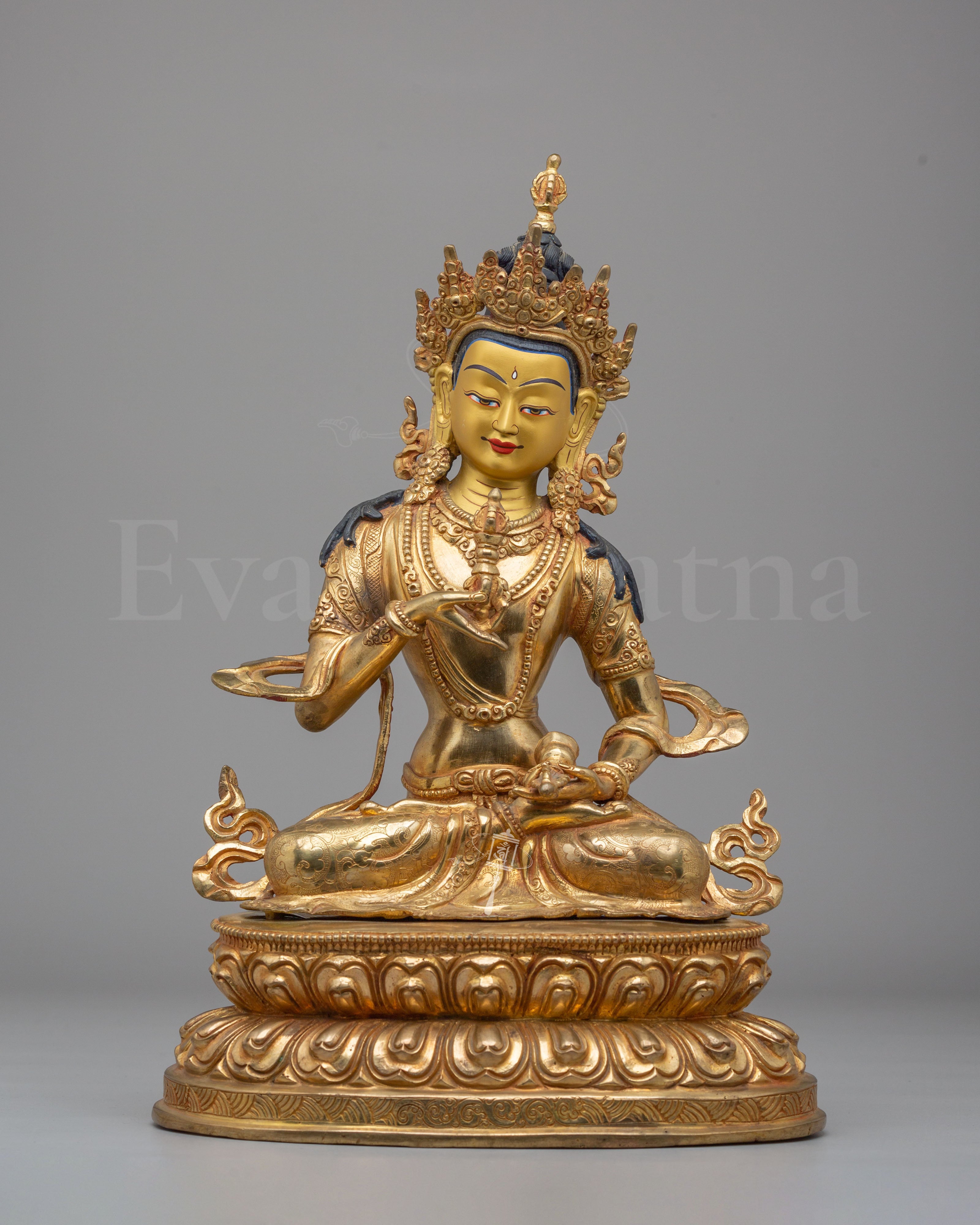 24K Vajrasattva Buddhist Statue