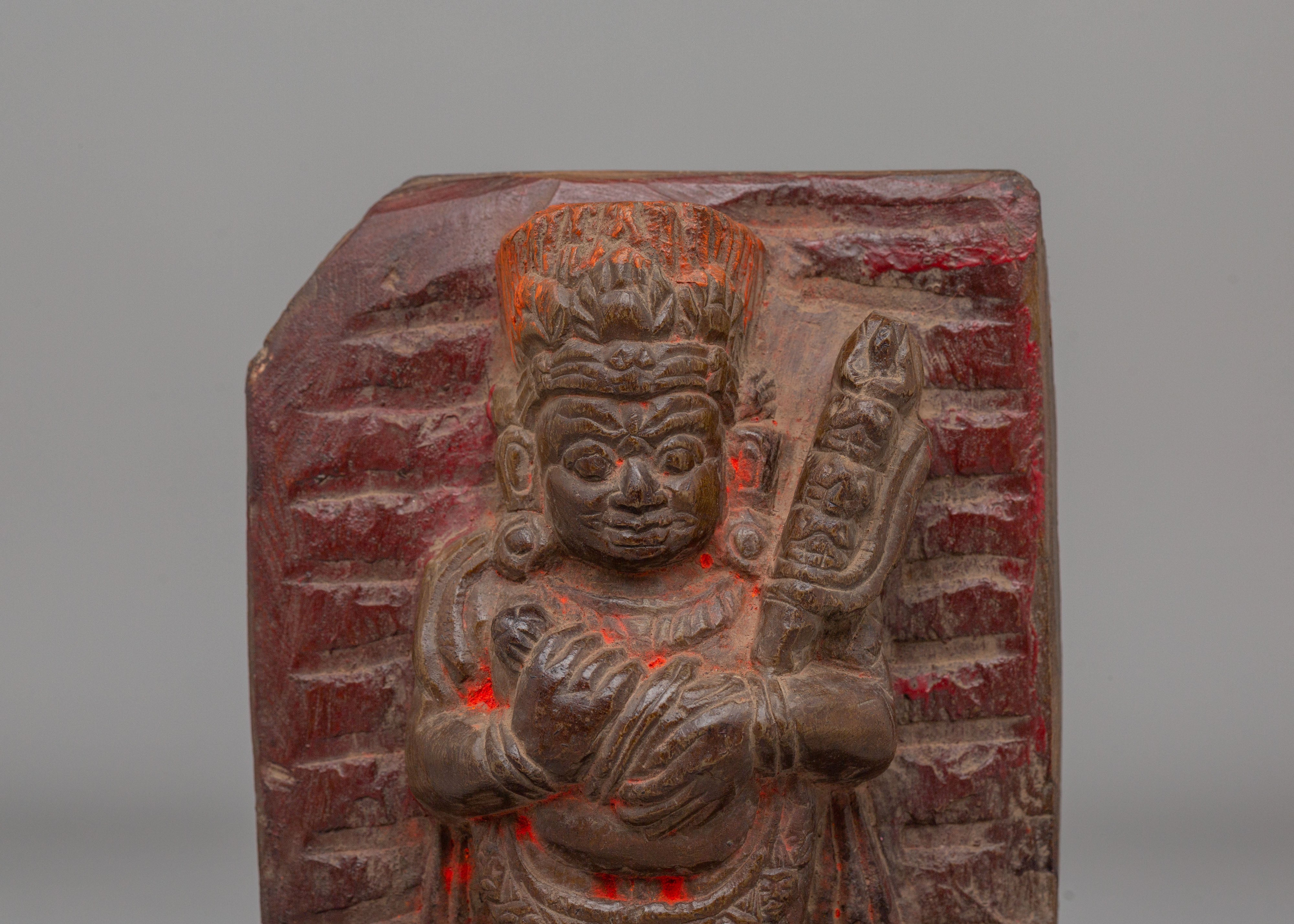 Sacred Mahakala Guardian Figurine | Symbol of Protection