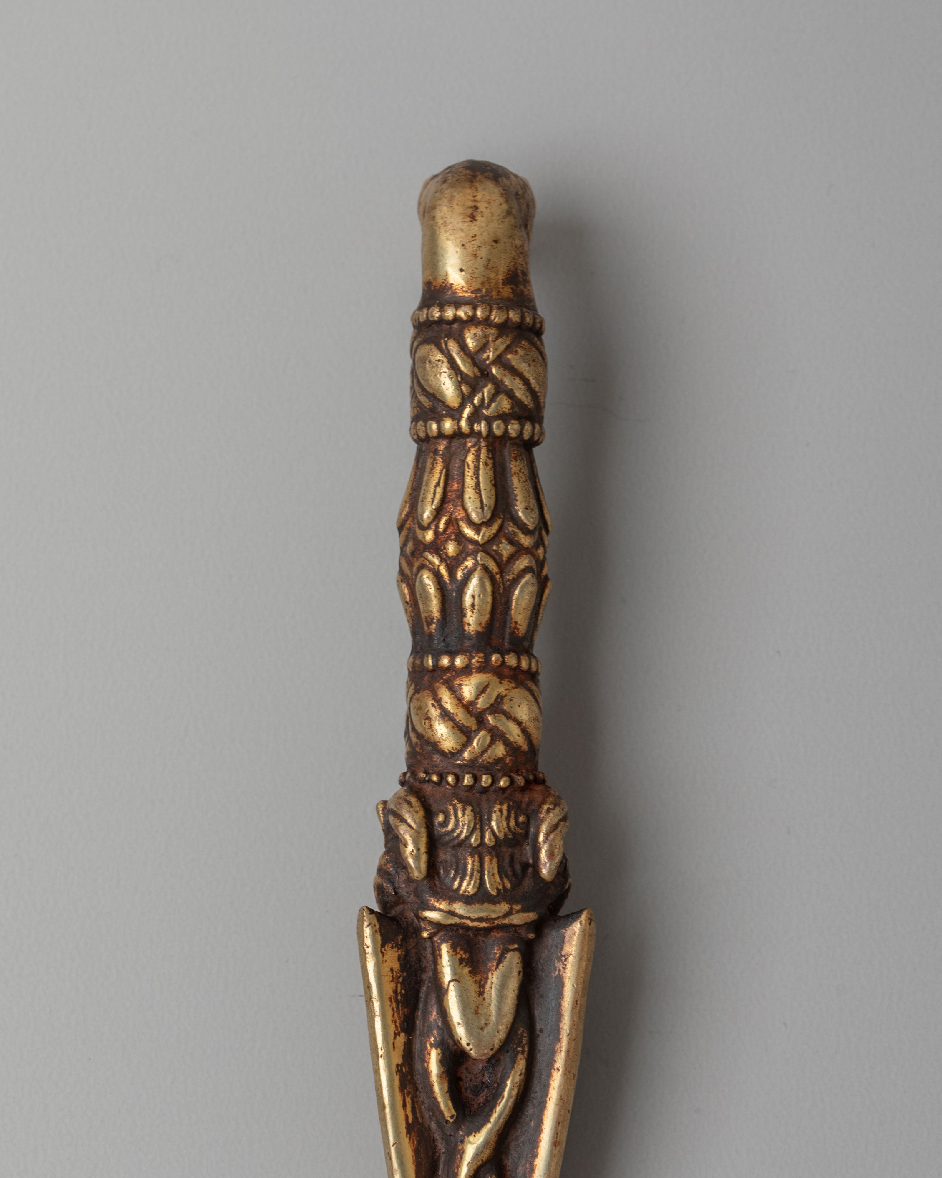 Handmade Tibetan Ritual Phurba | Bronze Vajrakilaya Dagger