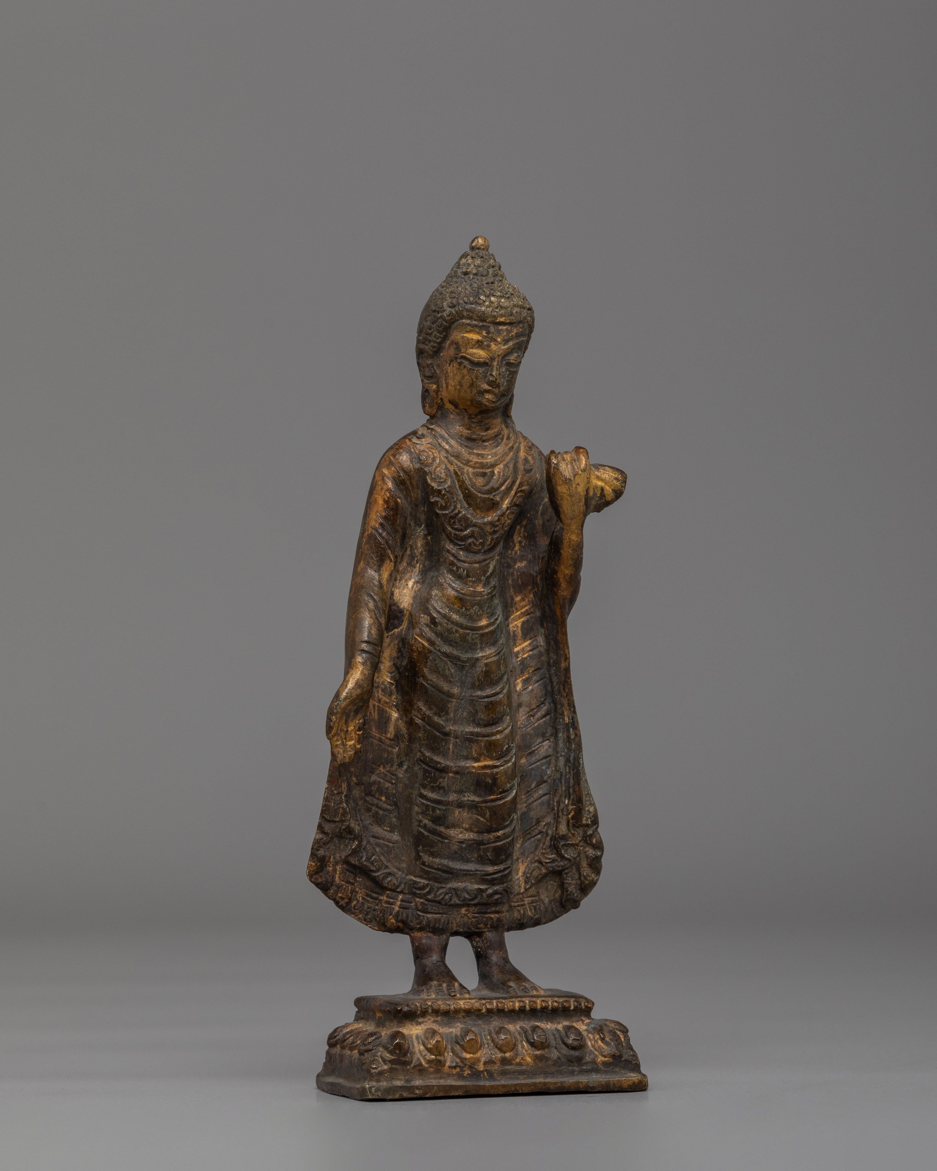 Himalayan Dipankara Buddha Figurine | Symbol of Light and Enlightenment