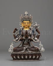 Tibetan Chenrezig Figurine