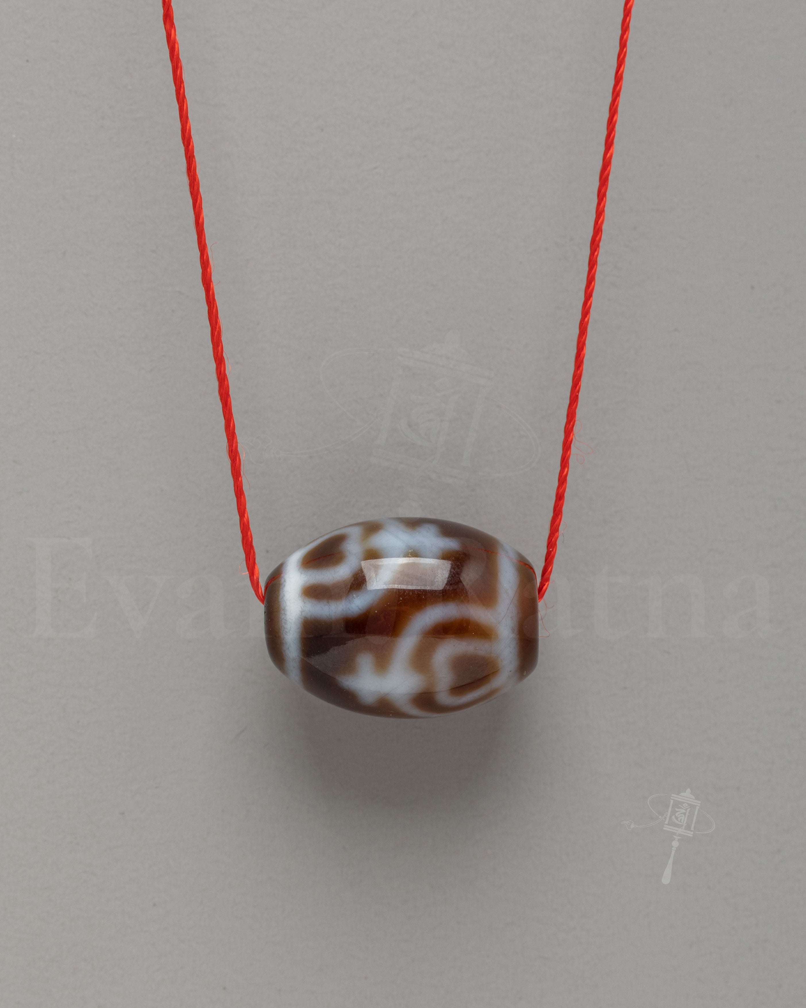 Spiritual Dzi Bead Locket | Handcrafted Spiritual Necklace