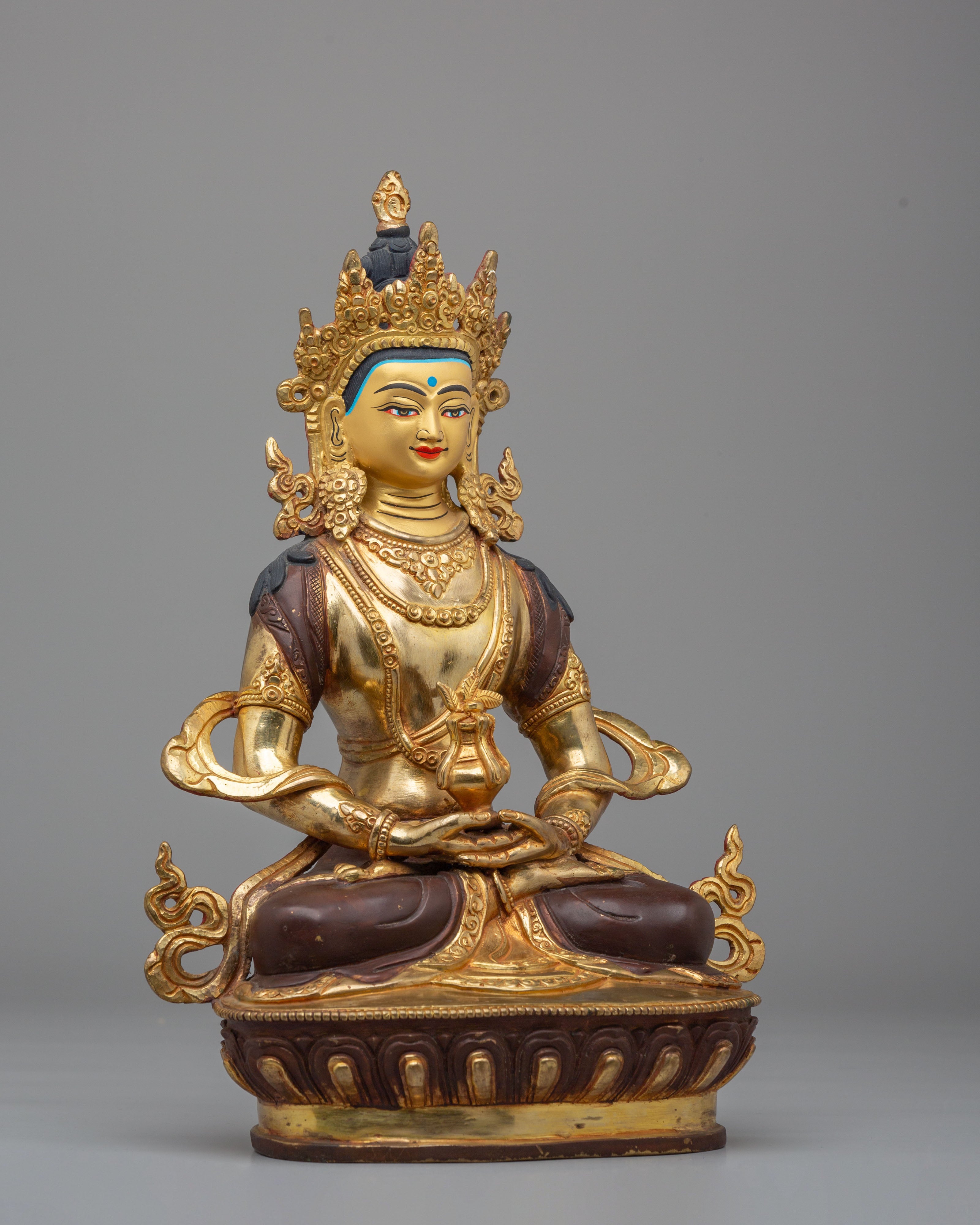 Tibetan Buddhist Amitayus Statue | The Buddha of Infinite Life