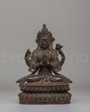 Handmade Buddhist Chenrezig Sculpture