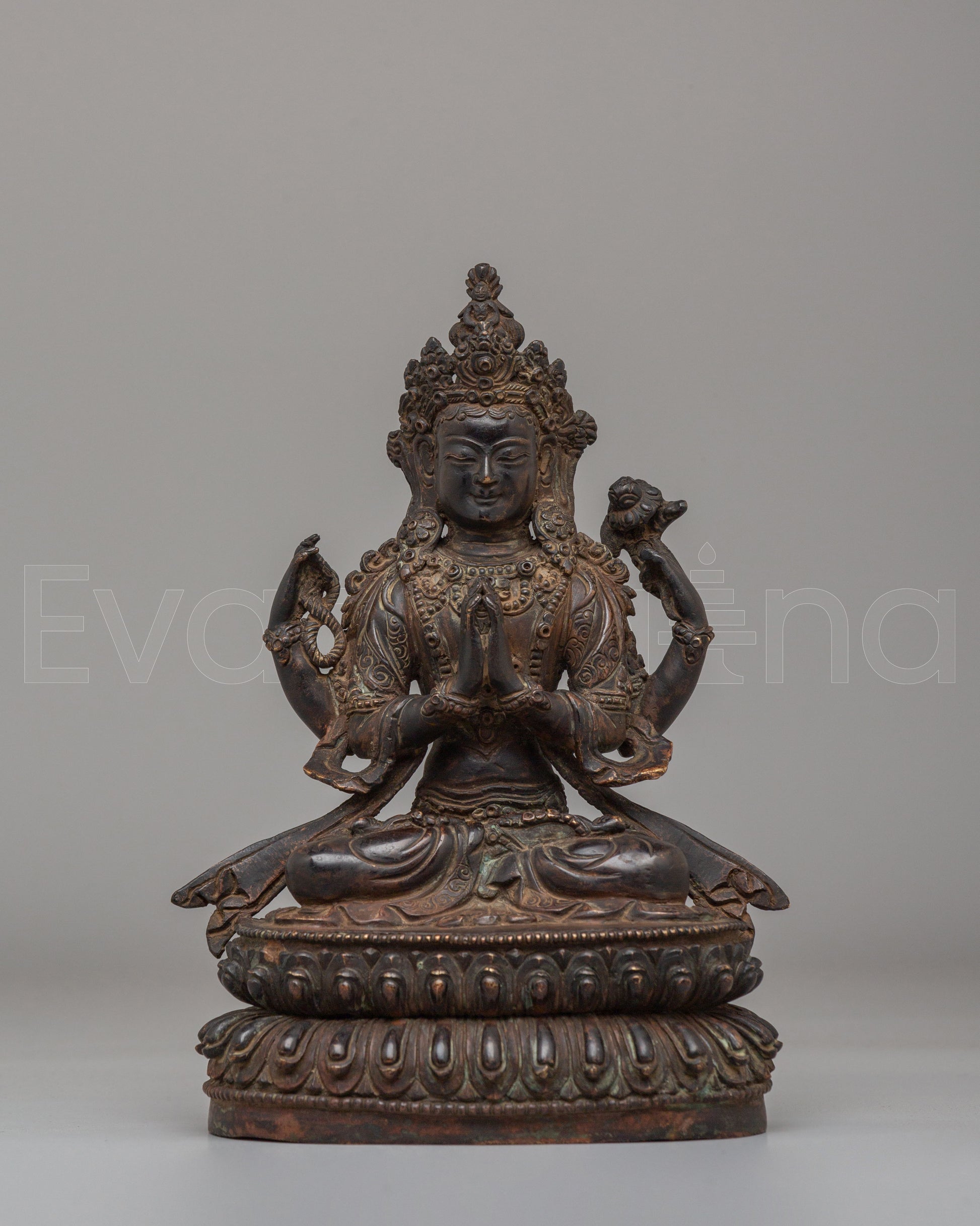 Handmade Buddhist Chenrezig Sculpture