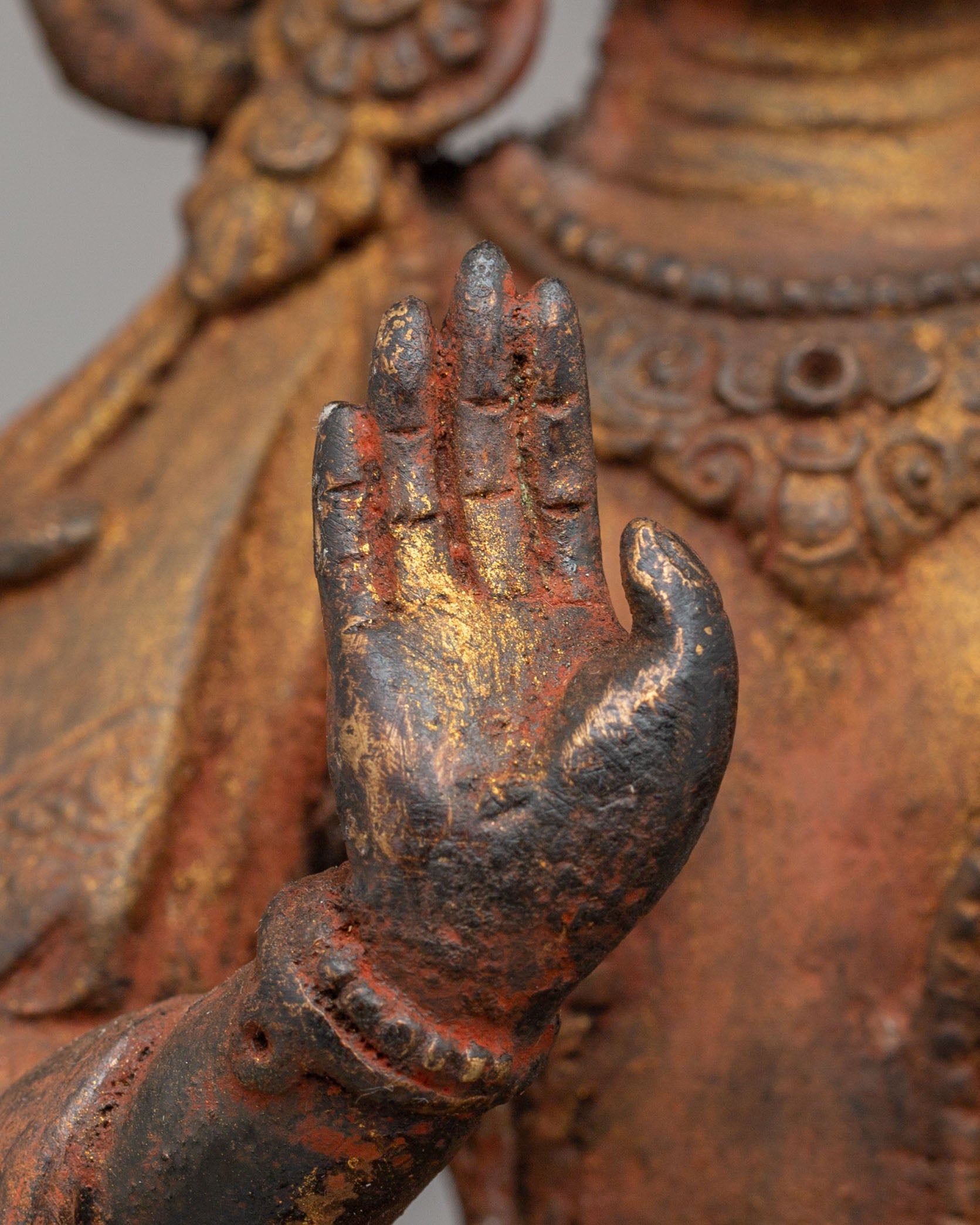 Buddhist Compassion Lokeshwor Statue | Handcrafted Avalokiteshvara Artwork