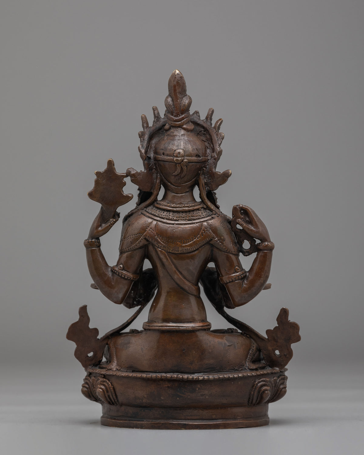 Tibetan Bodhisattva Chenrezig Statue | Handcrafted Tibetan Buddhist Art