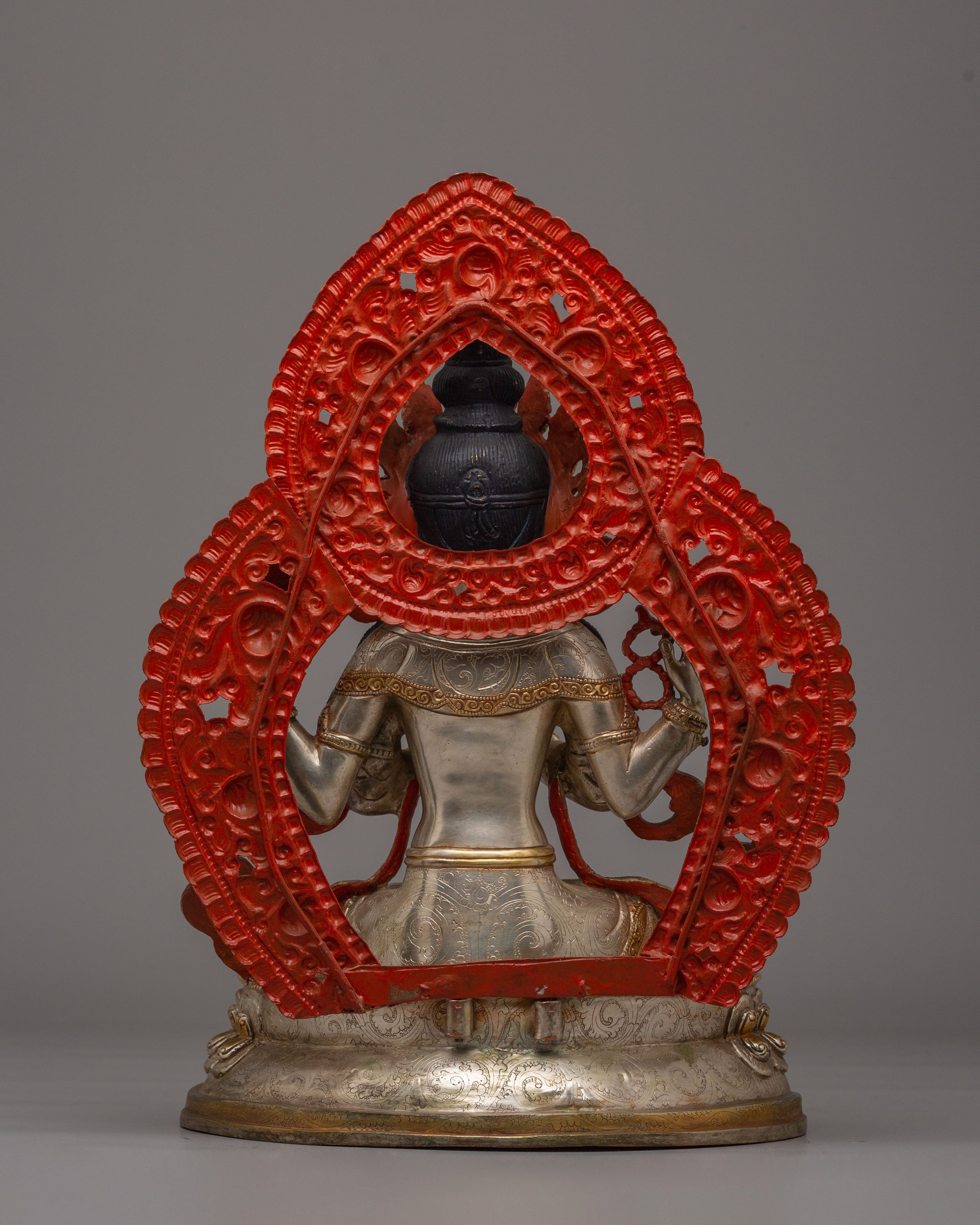 Spiritual Bodhisattva Chenrezig Statue | Tibetan Avalokiteshvara Figurine