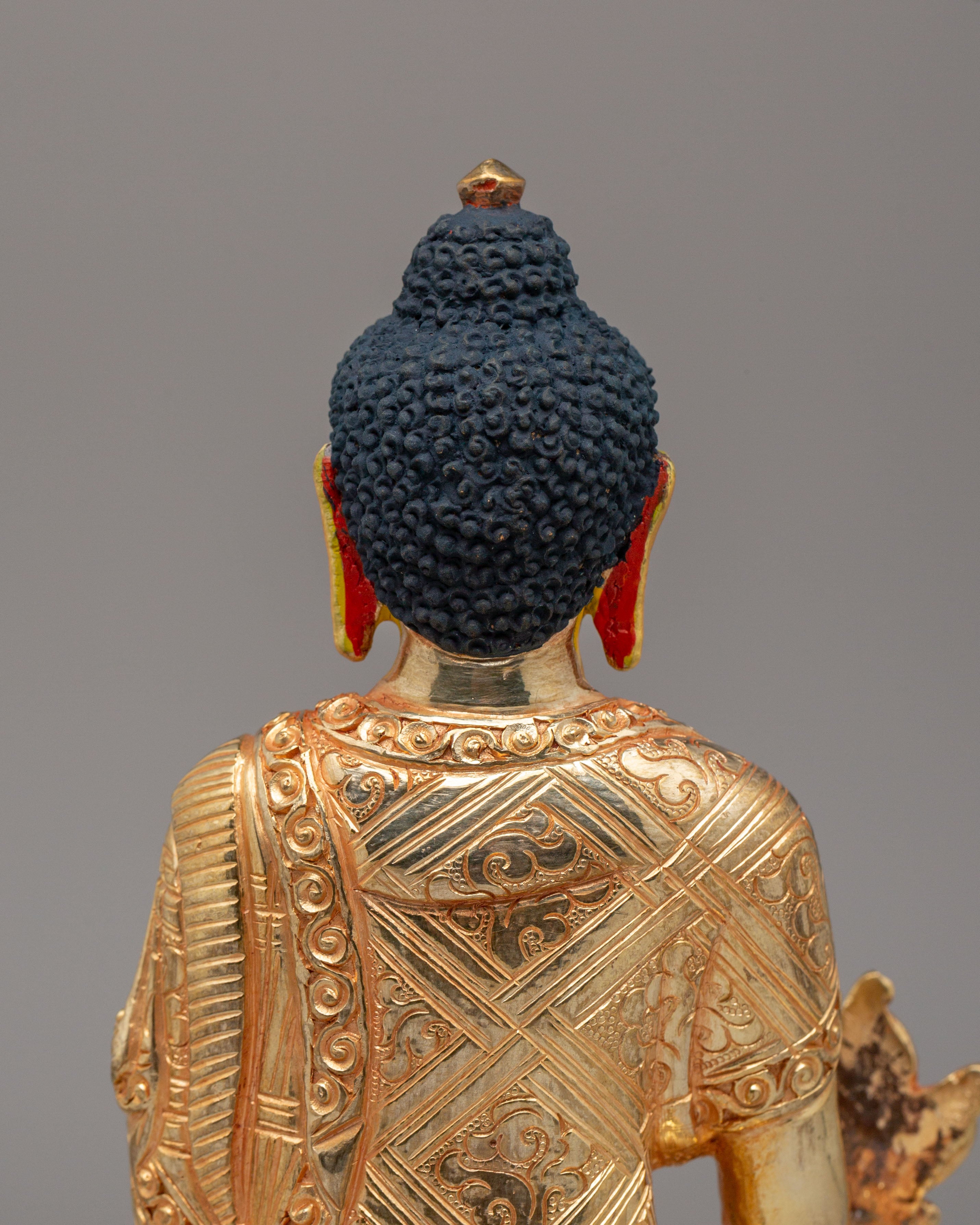 Handcrafted Medicine Buddha Altar Statue | Symbol of Healing and Compassion