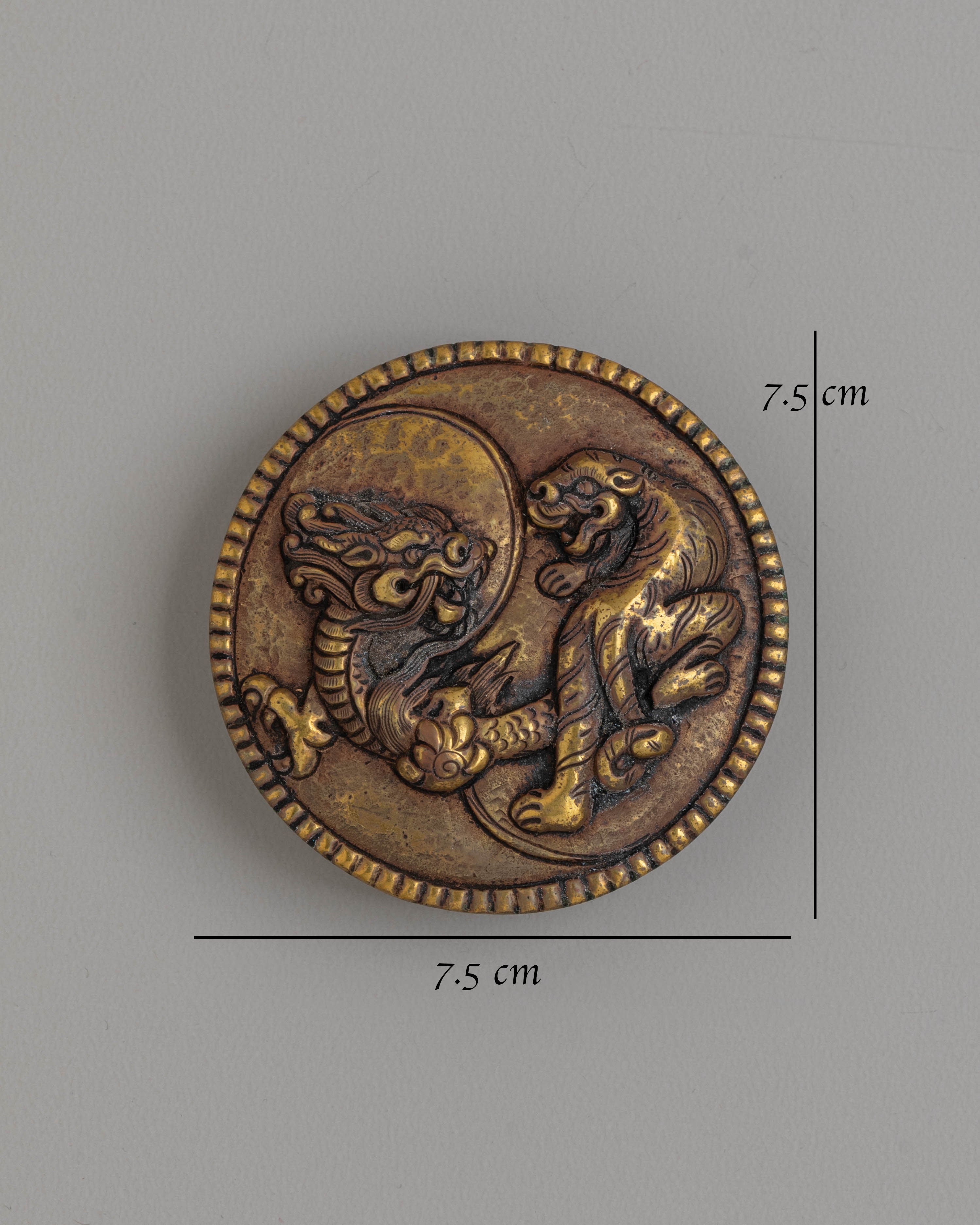 Dragon And Tiger Belt Buckle | Symbolic Representation of Power and Protection