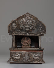 Himalayan Altar Box with Statue