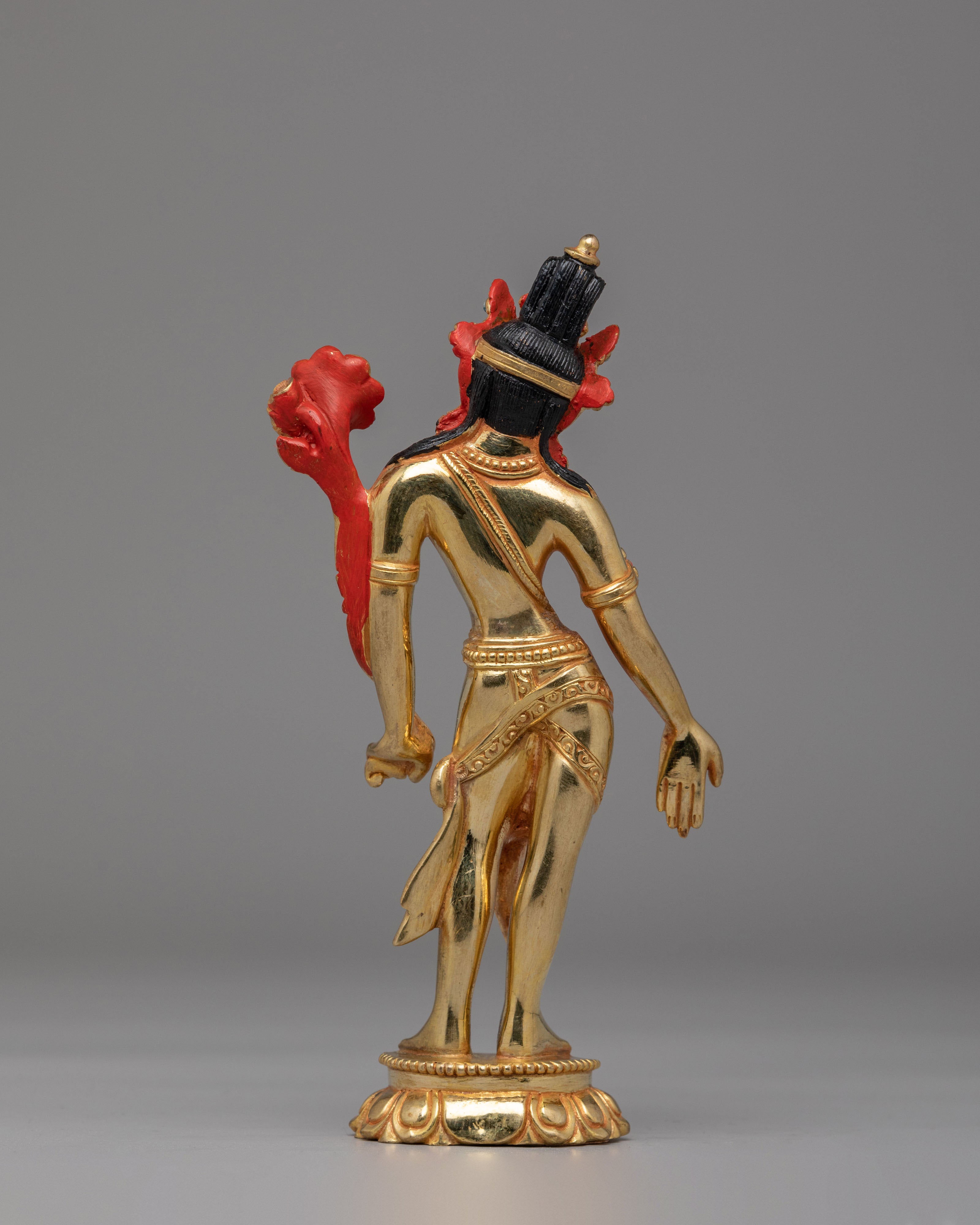 Tibetan Padmapani Statue | Traditional Himalayan Artwork