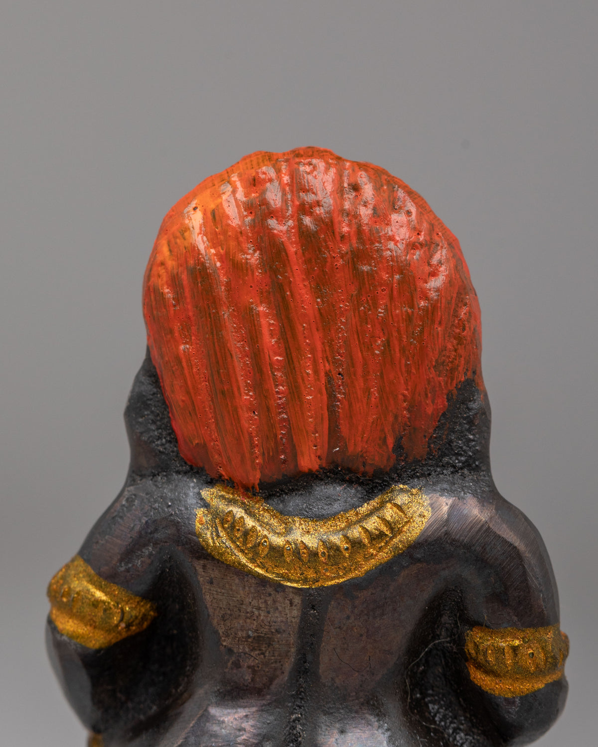Buddhist Sacred Black Dzambhala Statue | Tibetan God of Wealth