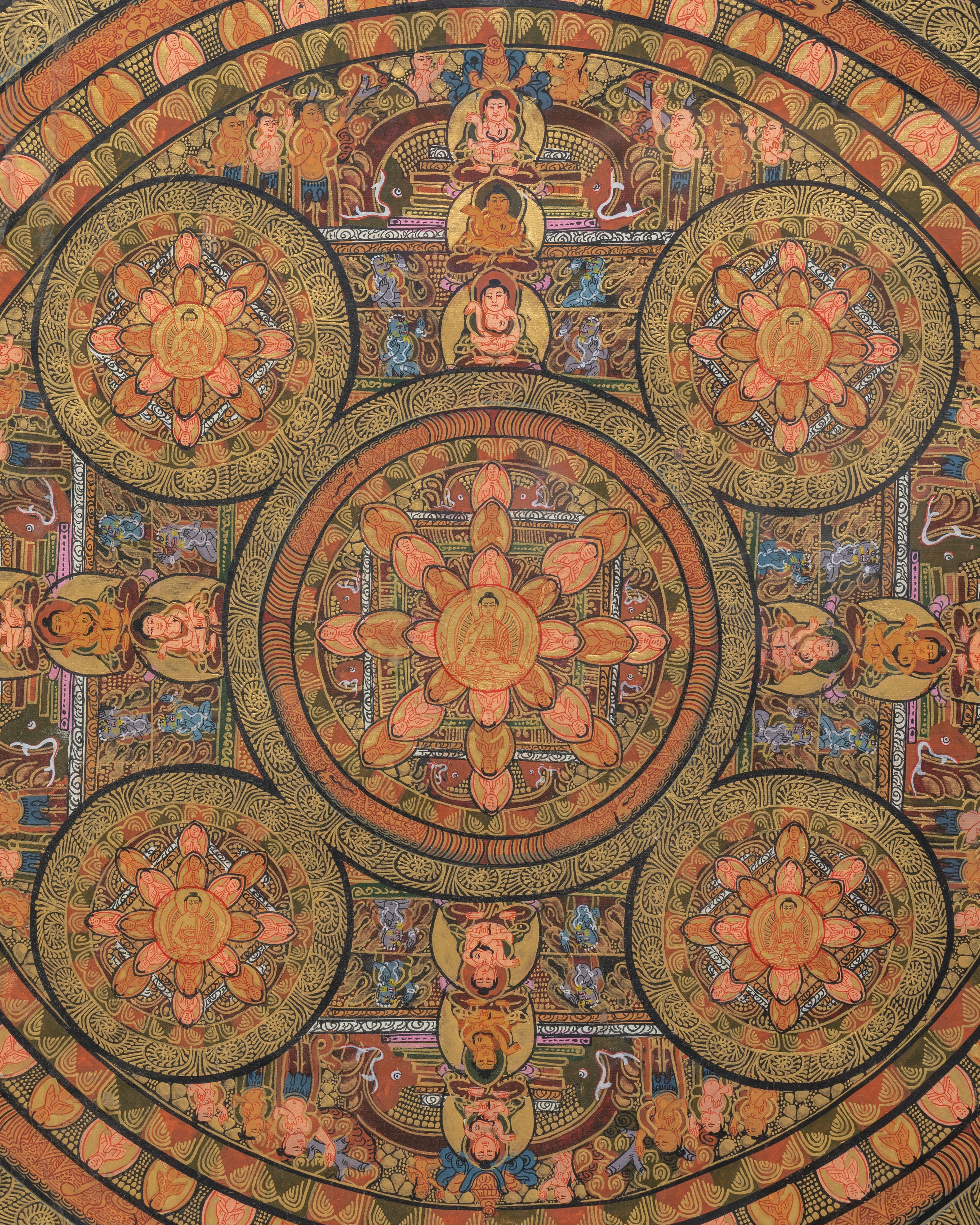 Decorative Mandala Wall Hanging | A Sacred Art Piece for Spiritual Spaces
