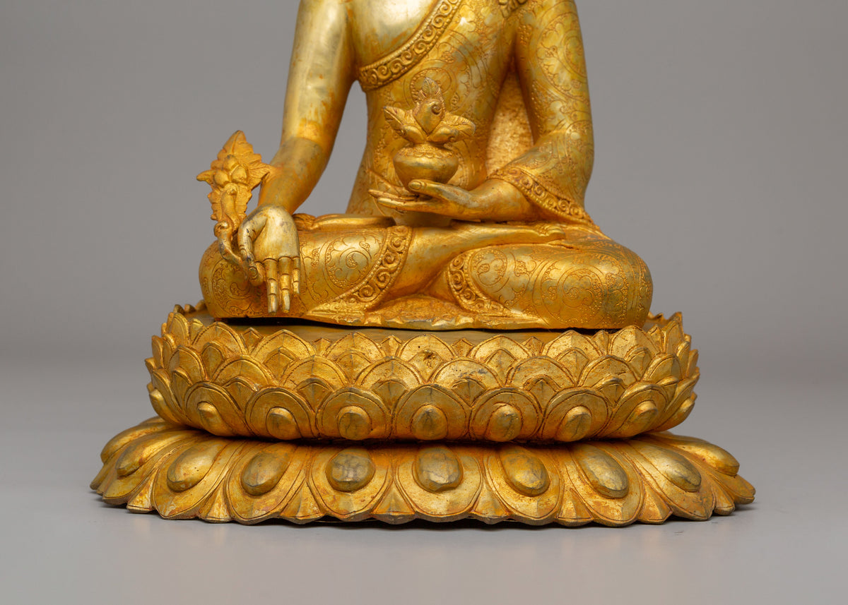 Divine Medicine Buddha Sculpture | Sacred Spiritual Art