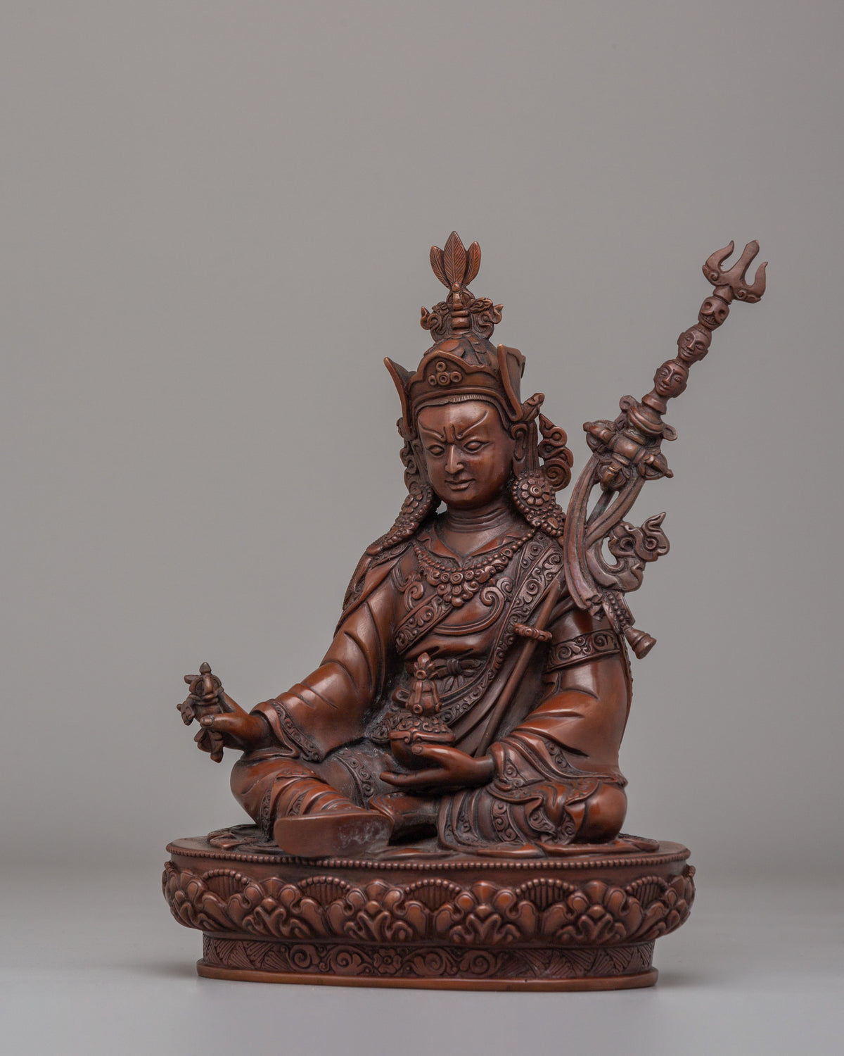 Himalayan Padmasambhava Sculpture | Statue for Dharma Decor