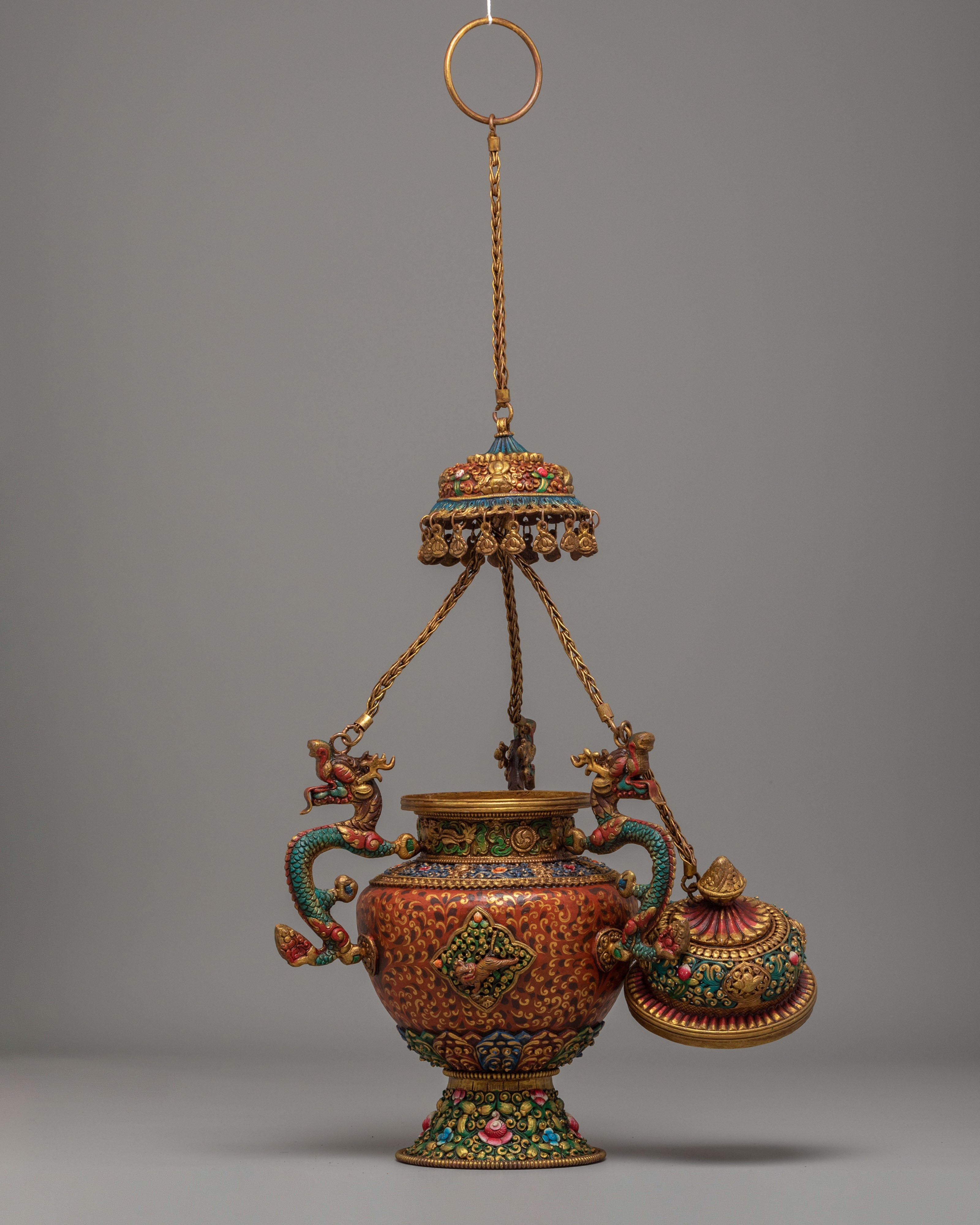 Ceremonial Ritual Incense Burner | Traditional Himalayan Art