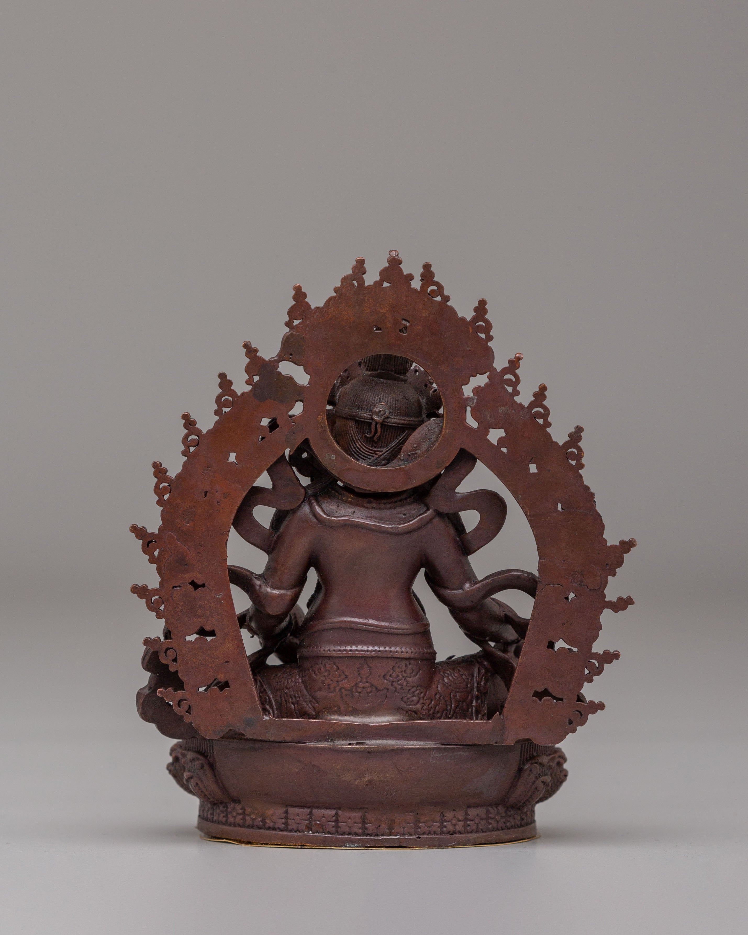 Sacred Wealth Deity Dzambhala Statue | Tibetan Buddhist Decor for Prosperity & Abundance