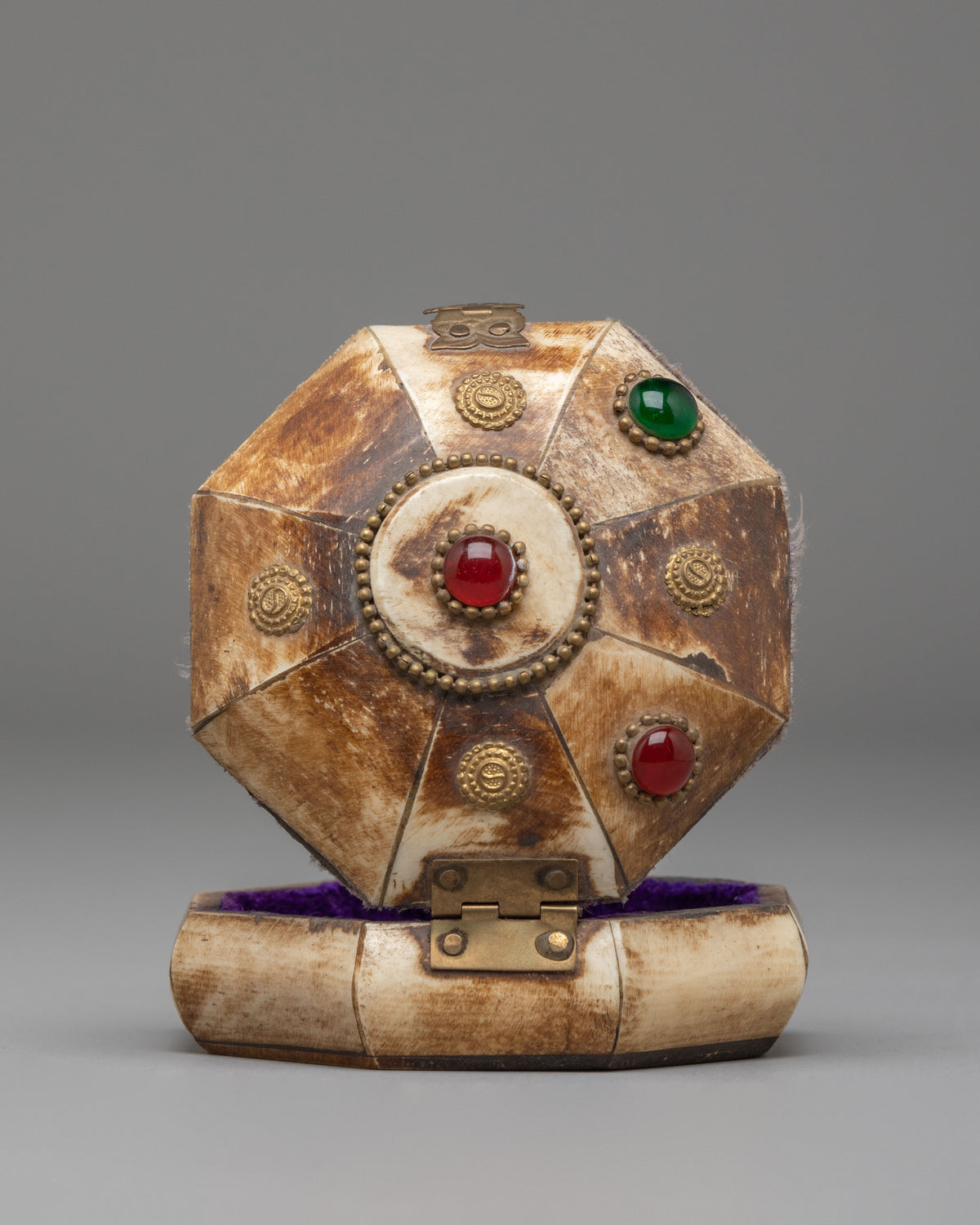 Tibetan Buddhist Jewellery Box | Handmade Treasure Chest for Spiritual Decor