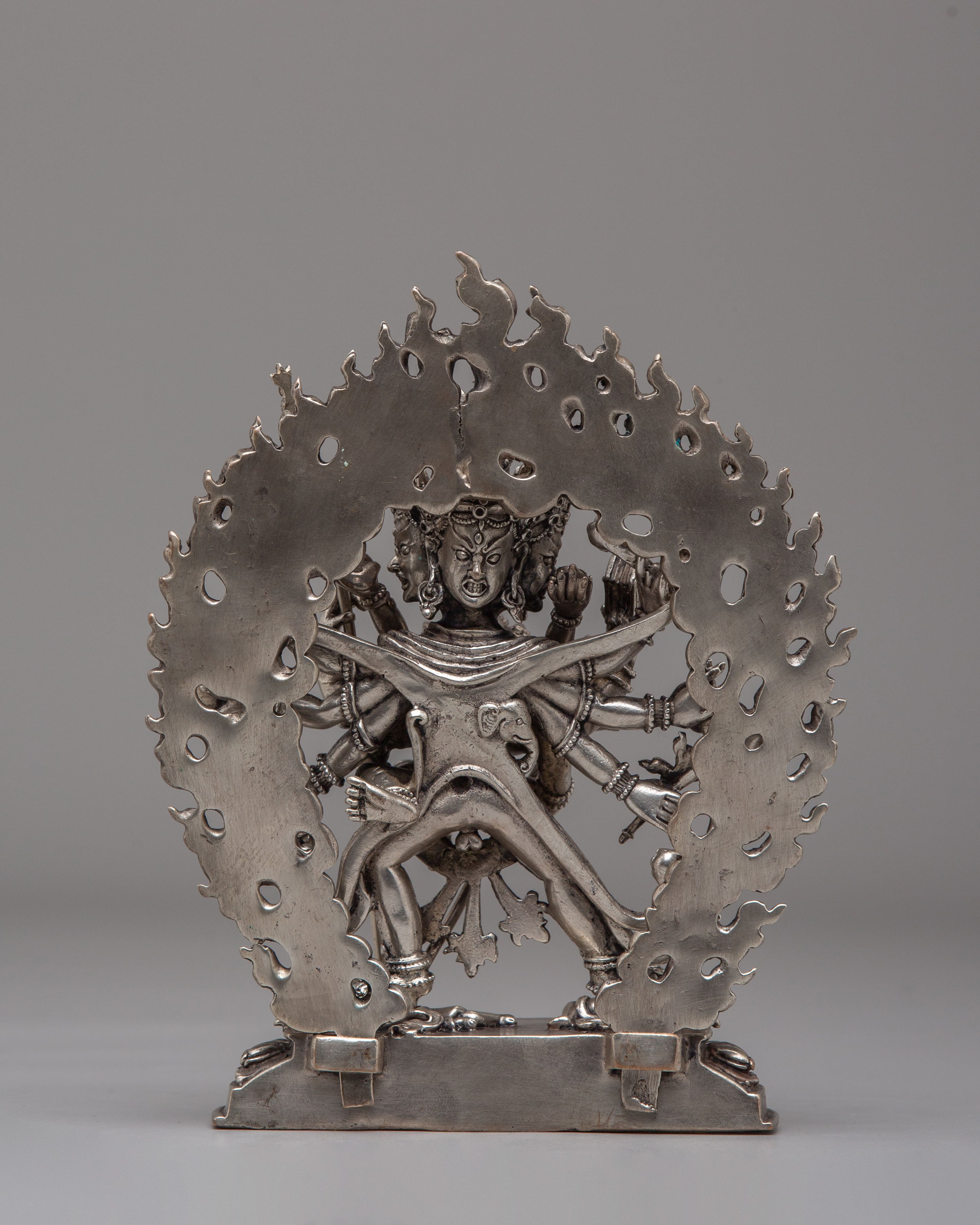 Vajrayana Chakrasamvara With Consort Statue | Tibetan Buddhist Art