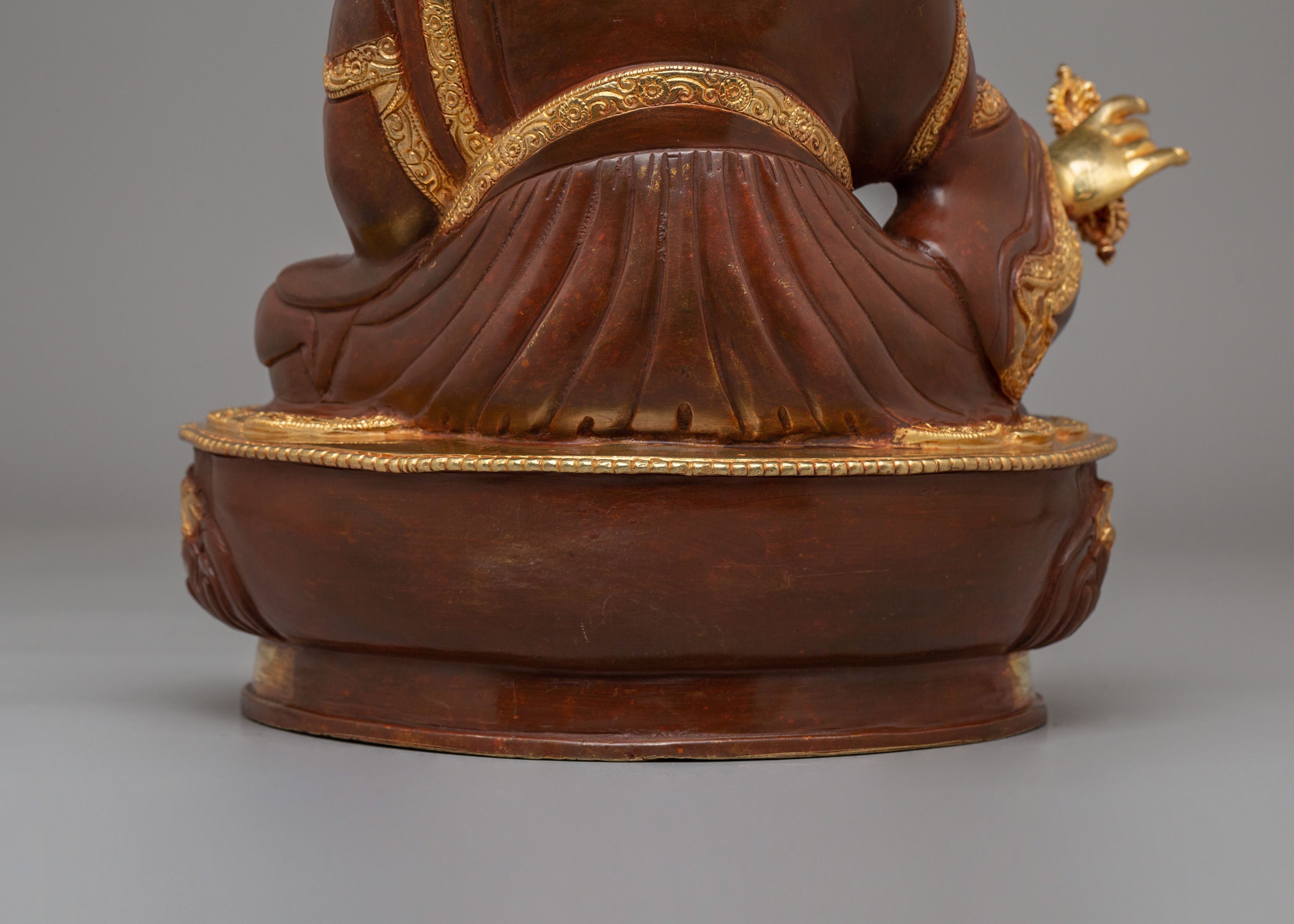 Padmasambhava Guru Rinpoche Figurine | Tibetan Buddhist Statue for Spiritual Decor