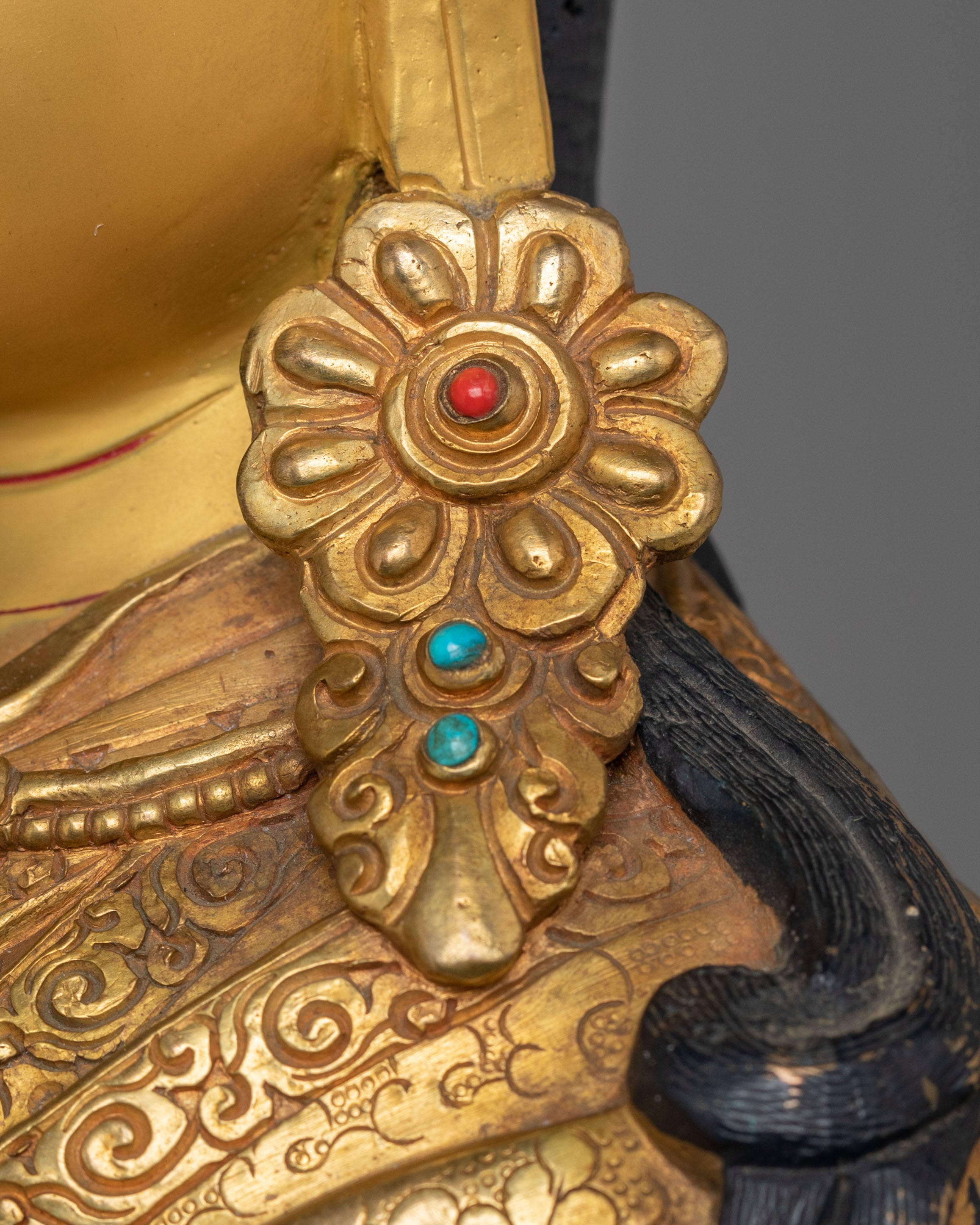 Lotus Born Guru Rinpoche Statue | Buddhist Padmasambhava Sculpture