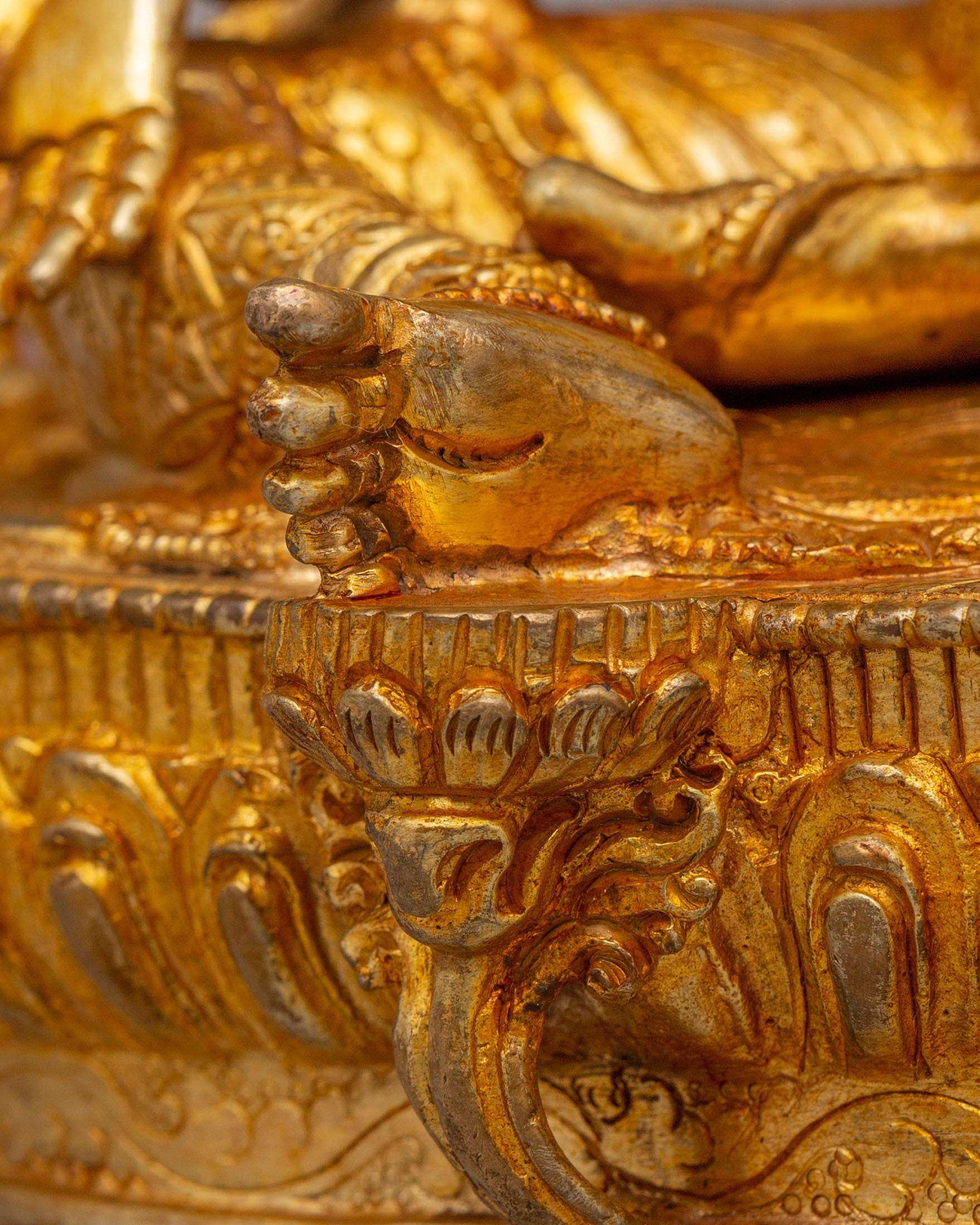 Buddhist Green Tara Goddess Statue | Tara Sculpture for Peace and Protection