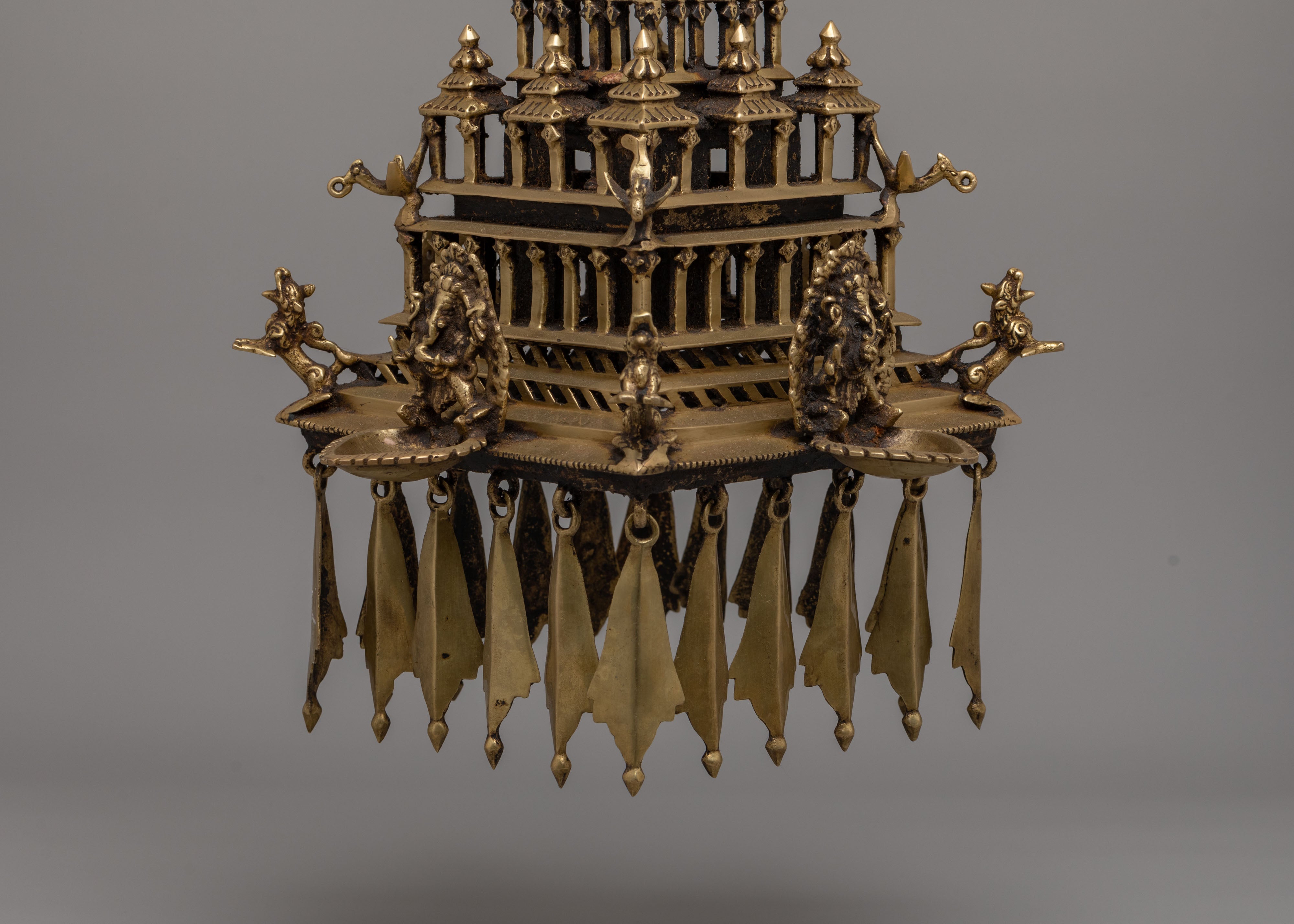 Handcrafted Hanging Stupa Dalucha | Tibetan Buddhist Decor