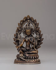 Green Tara Statue