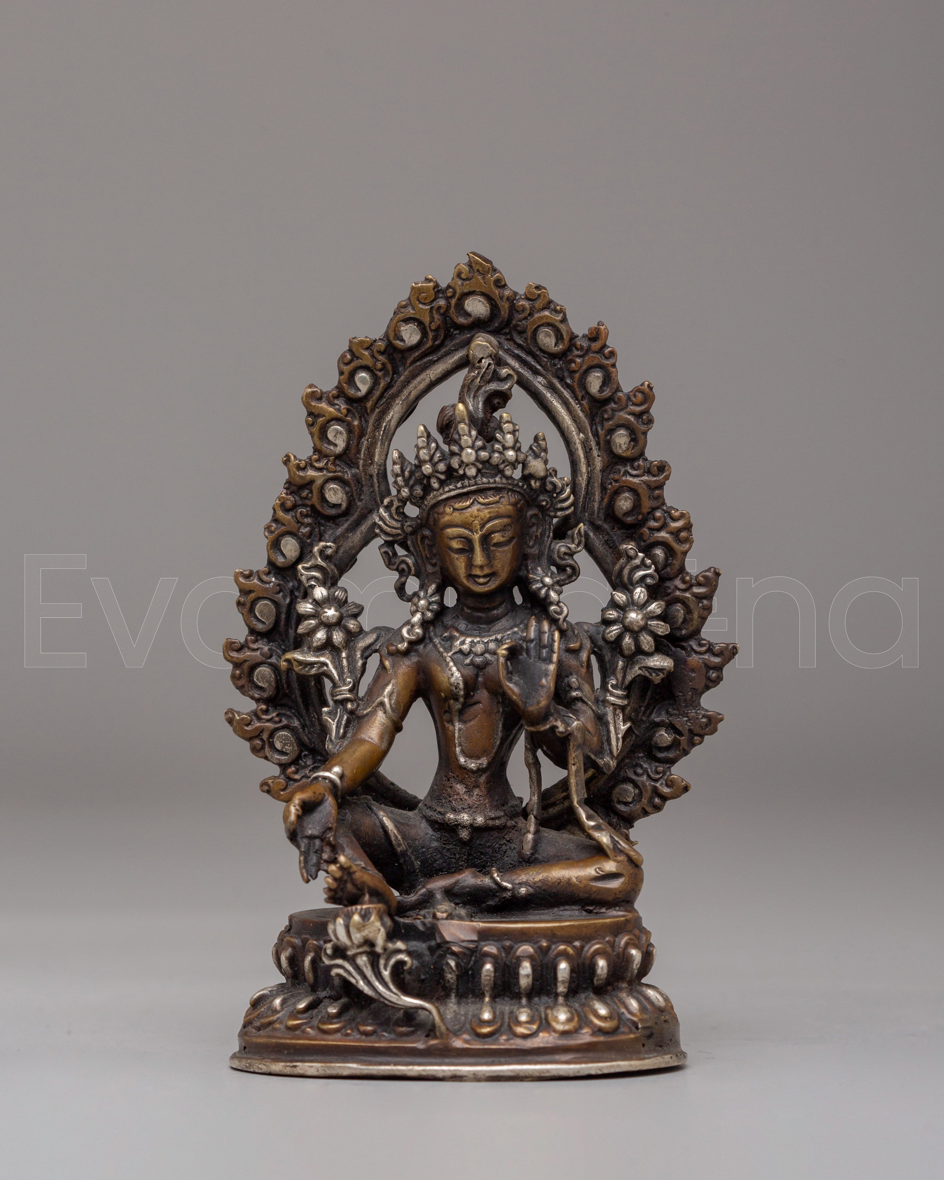 Green Tara Statue