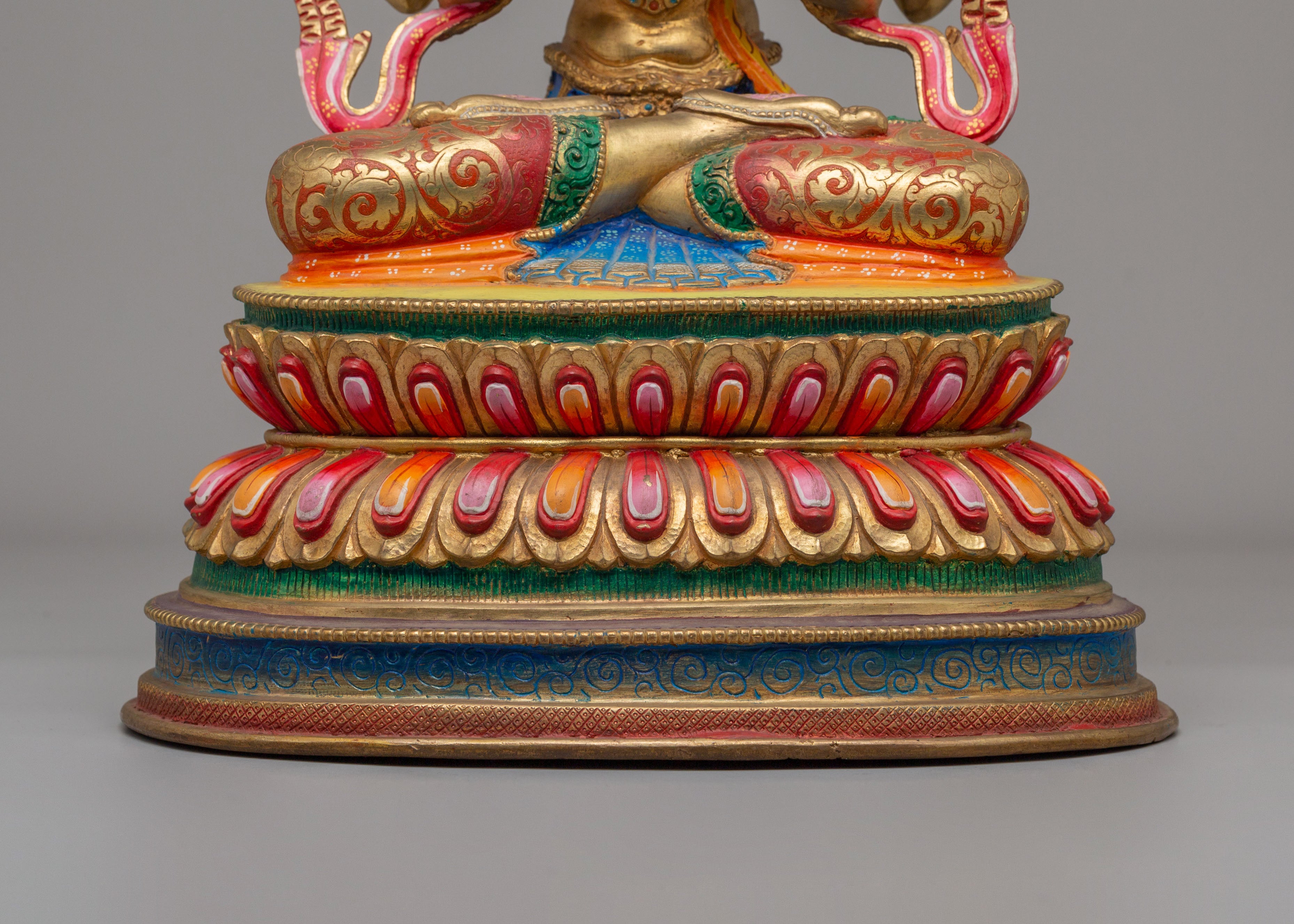 Traditional Buddhist Chenrezig Statue | Bodhisattva of Universal Compassion