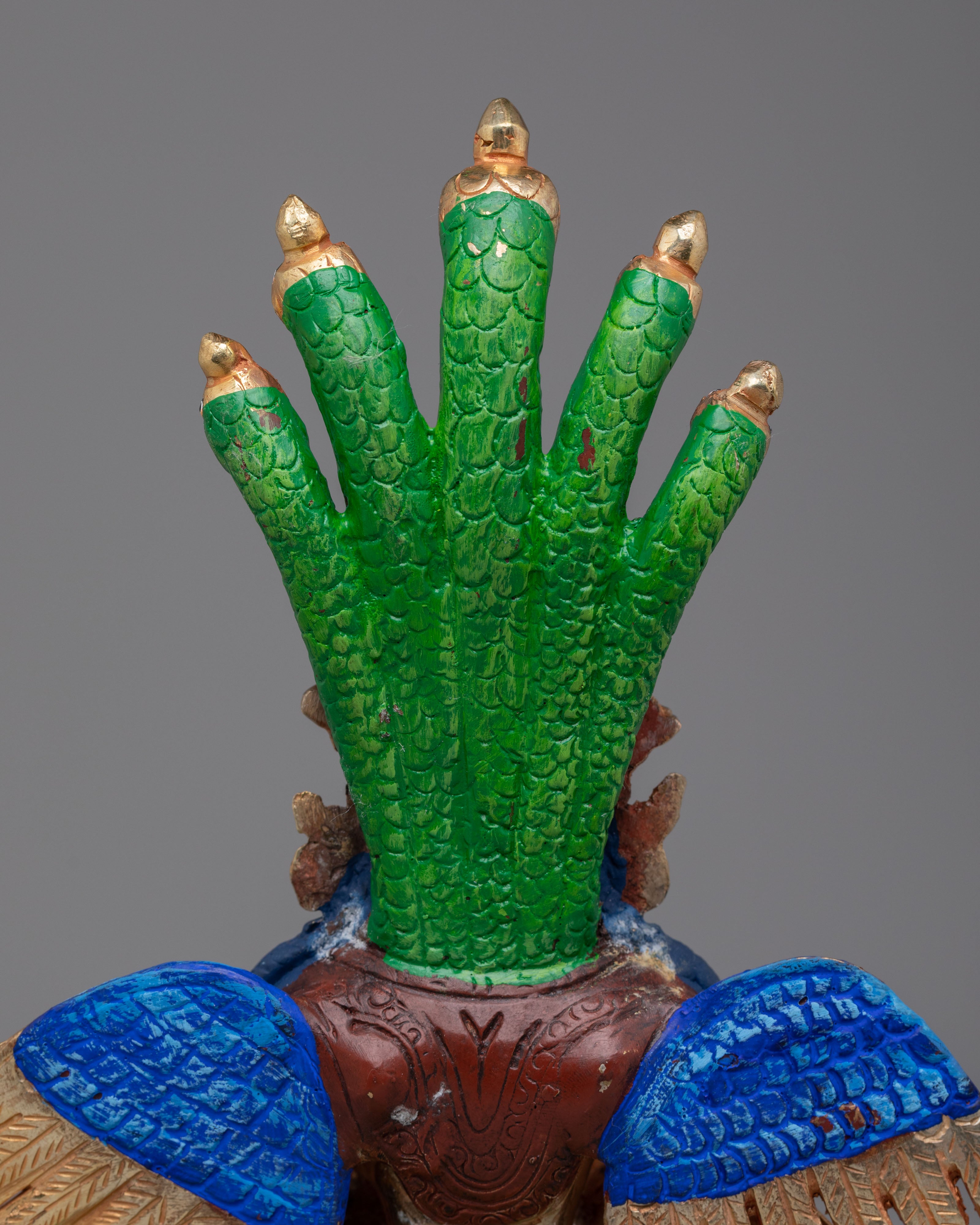 Tibetan Nagkanya Deity Statue | Himalayan Spiritual Artwork