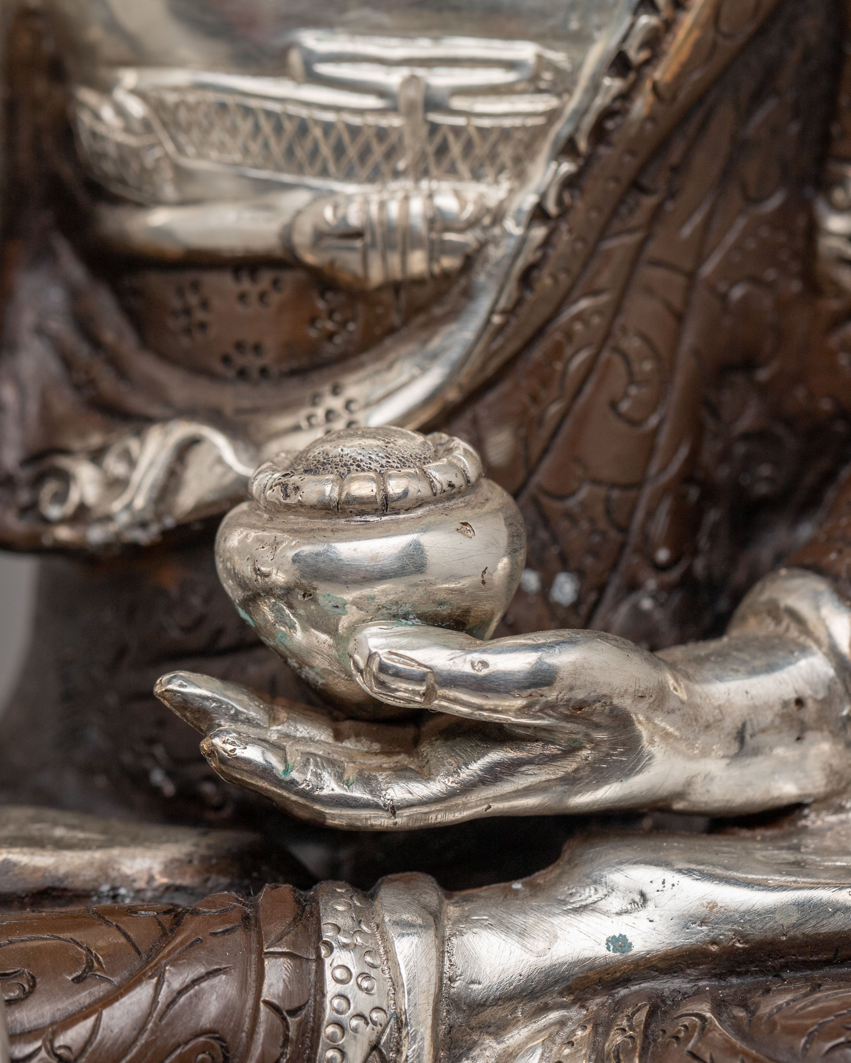 Traditional Shakyamuni Buddha Altar Statue | Himalayan Decor