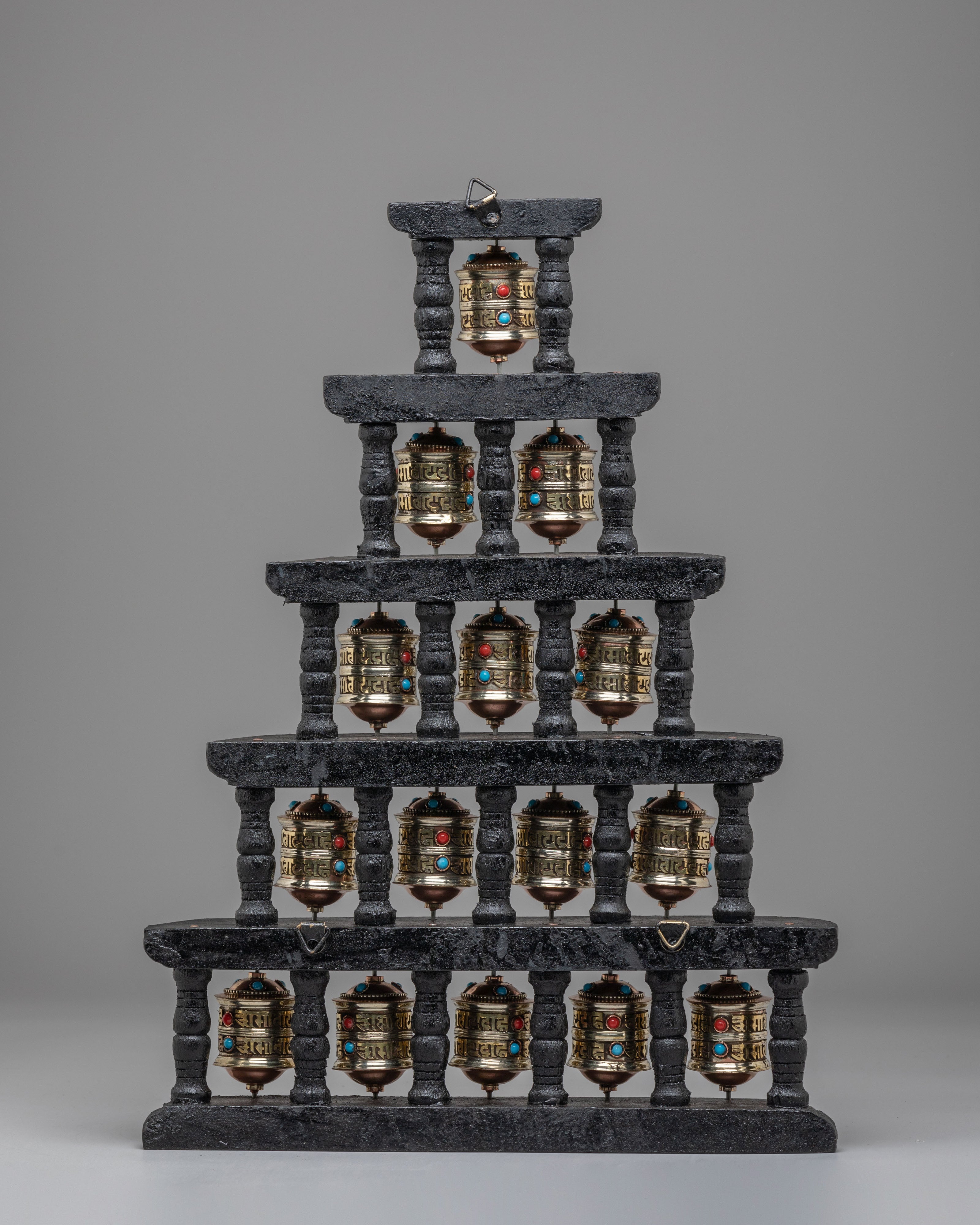 Buddhist Shrine Paryer Wheel | Mantra Wheel for Meditation
