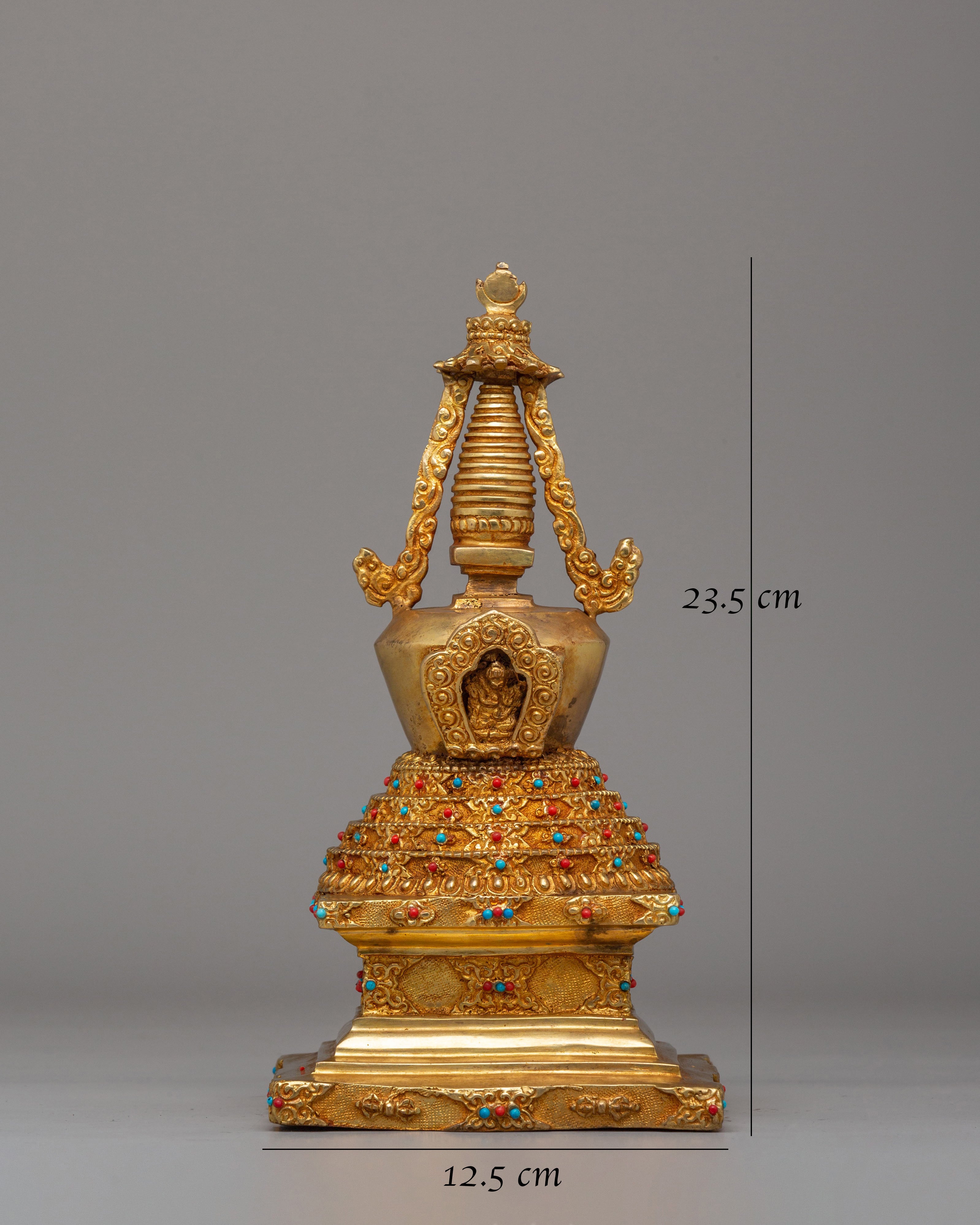 Ritual Altar Lotus Blossom Stupa | Symbol of Enlightenment