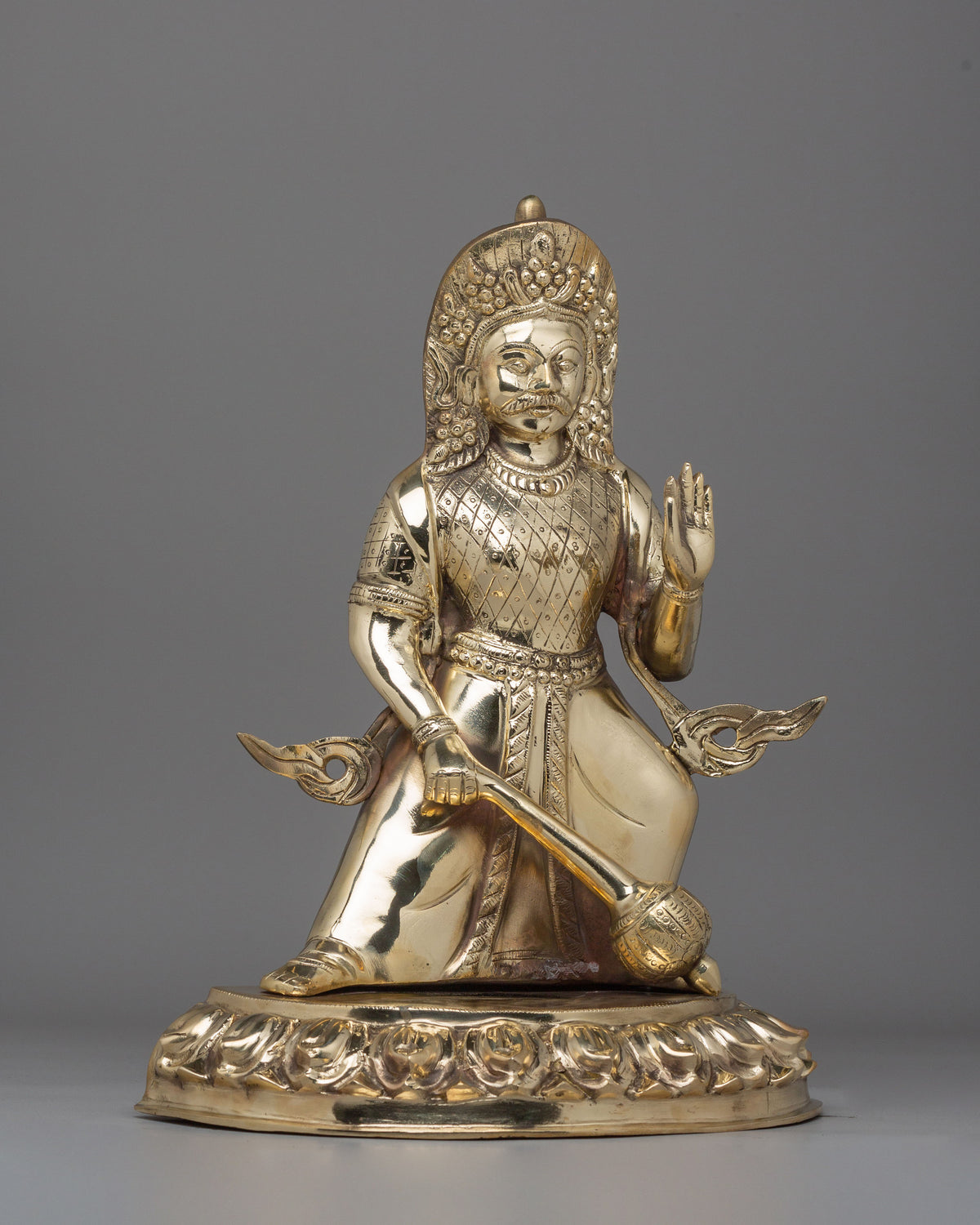 Traditional Bhimsen Statue | Handcrafted Himalayan Artwork