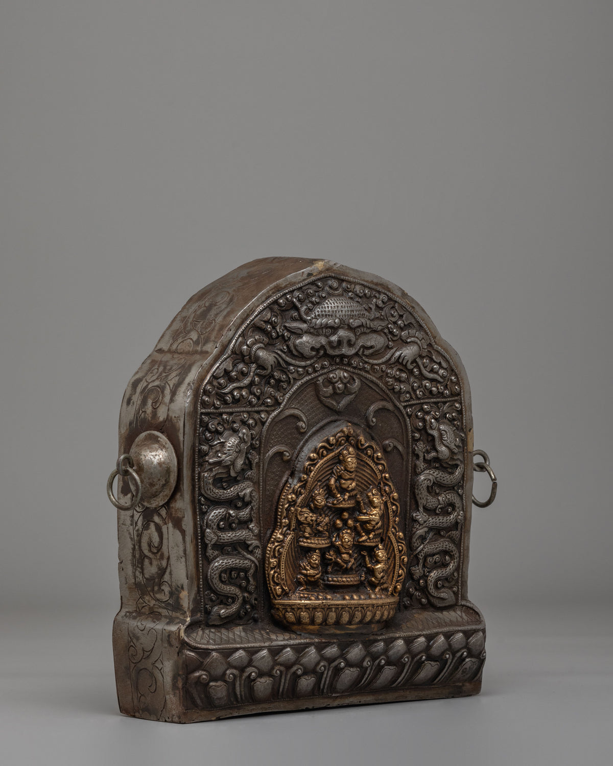 Sacred Tibetan Ghau Box | Handcrafted Ritual Storage Box